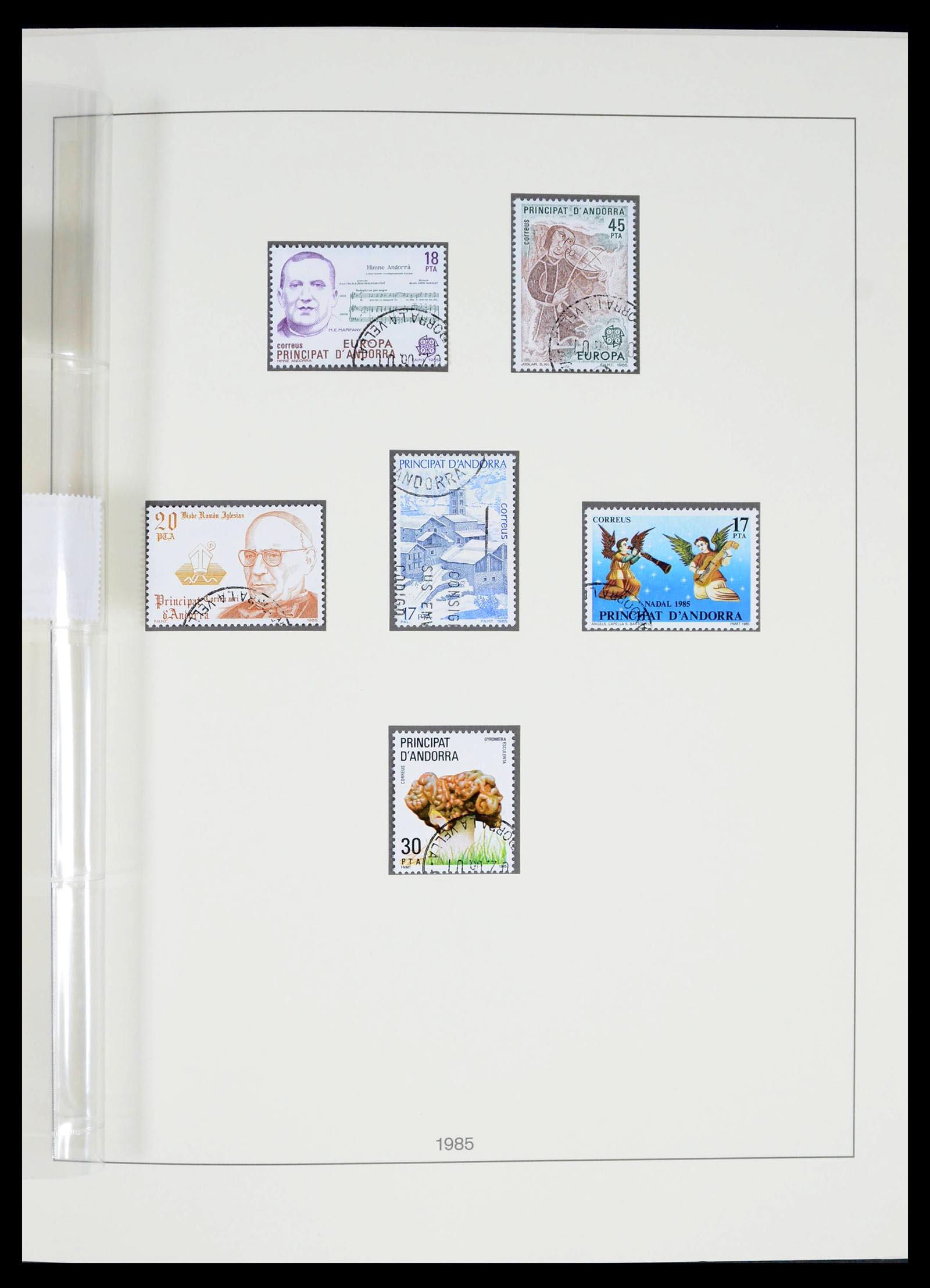 39483 0019 - Postzegelverzameling 39483 Spaans Andorra 1928-2004.