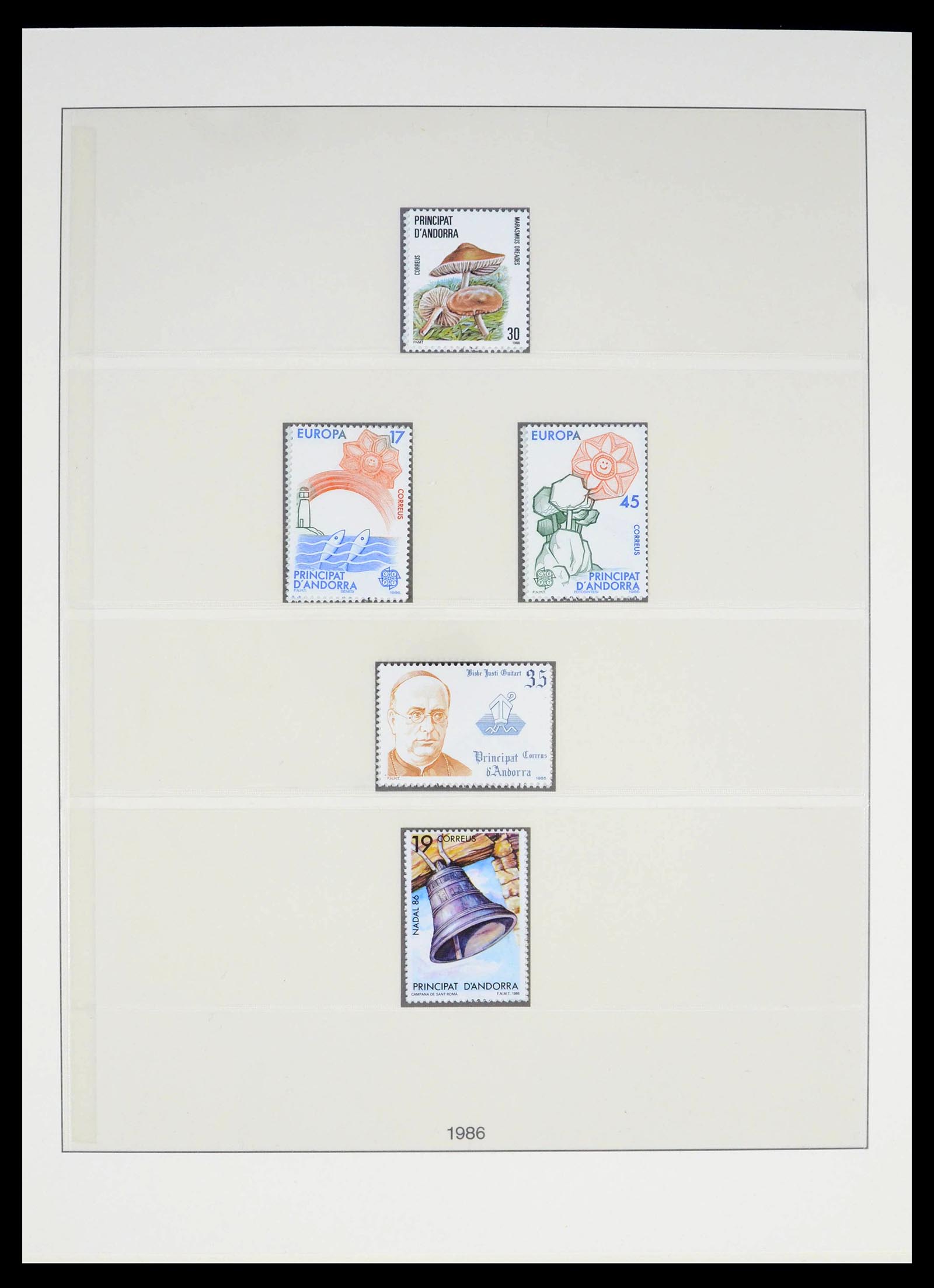 39483 0020 - Postzegelverzameling 39483 Spaans Andorra 1928-2004.