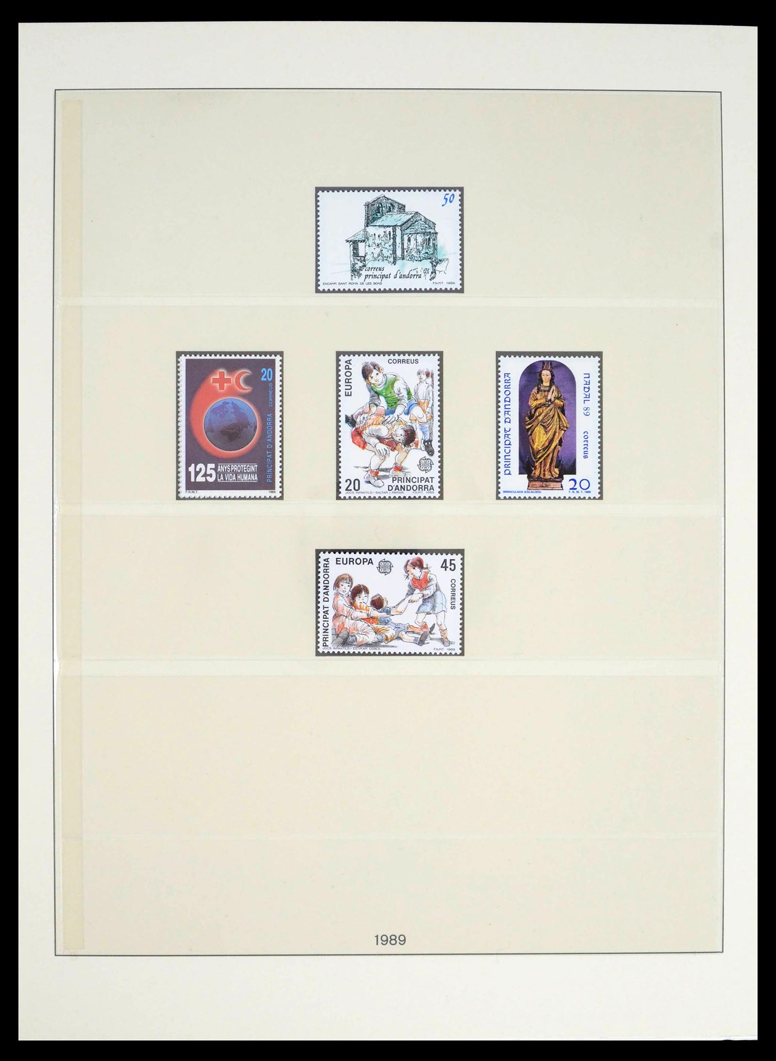39483 0026 - Postzegelverzameling 39483 Spaans Andorra 1928-2004.