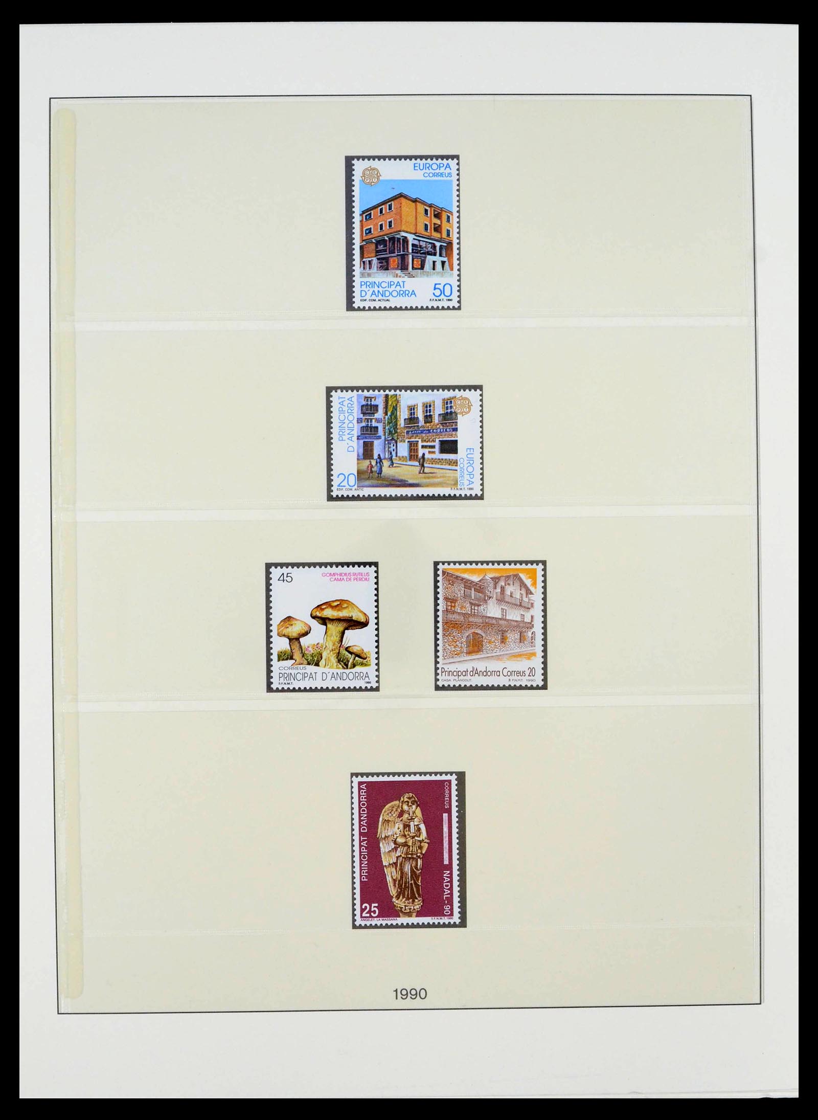 39483 0028 - Postzegelverzameling 39483 Spaans Andorra 1928-2004.