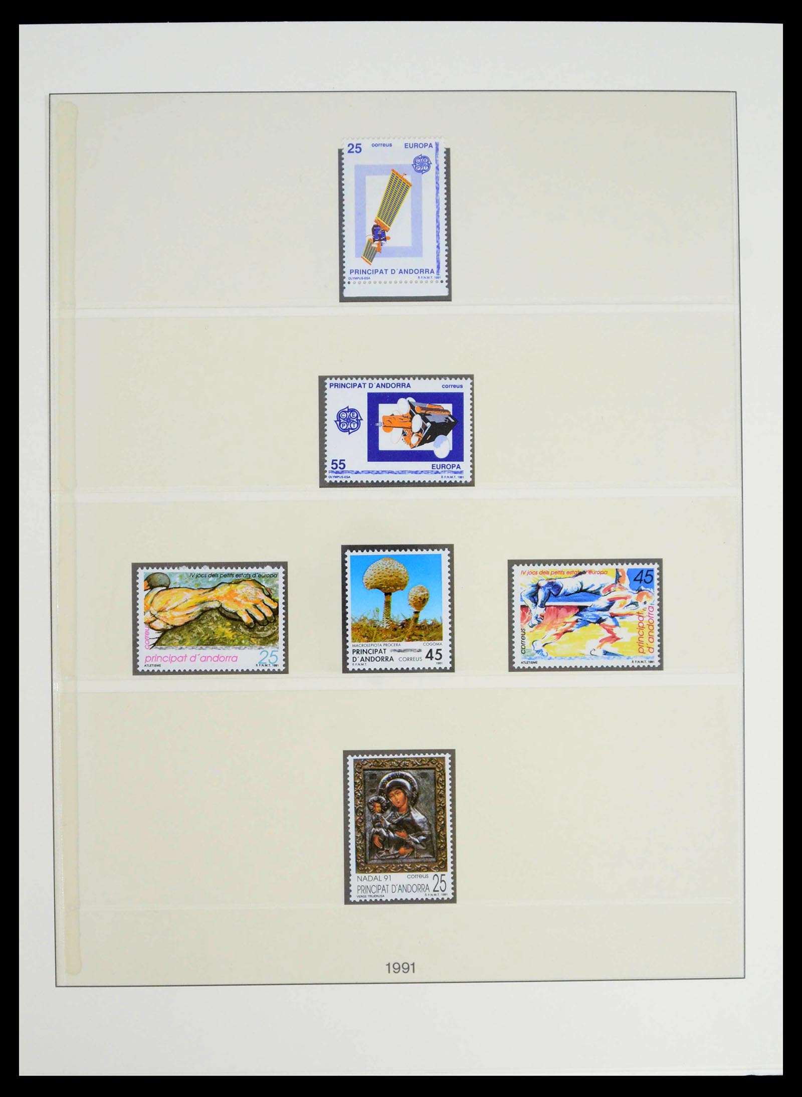 39483 0029 - Postzegelverzameling 39483 Spaans Andorra 1928-2004.