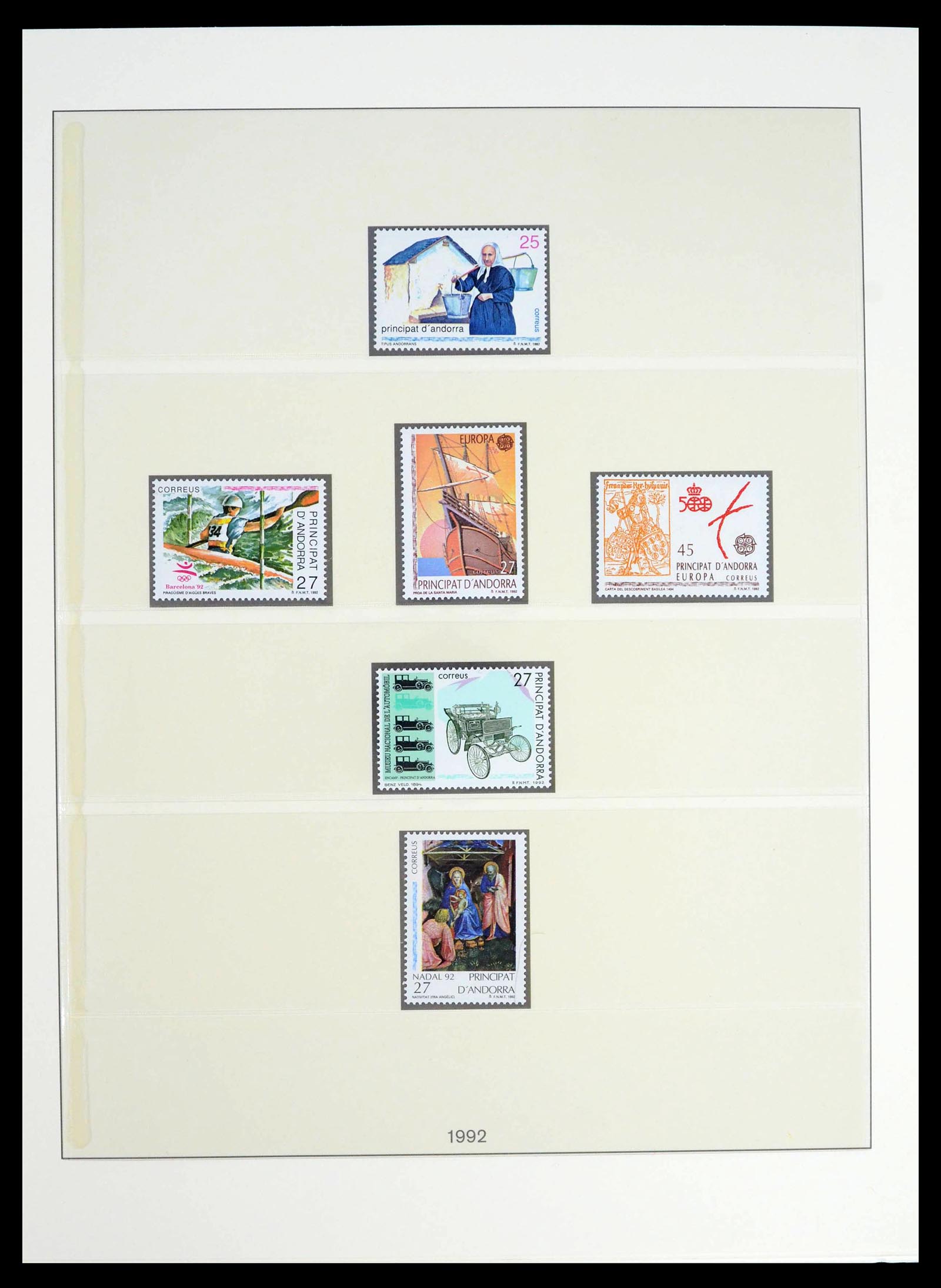 39483 0030 - Postzegelverzameling 39483 Spaans Andorra 1928-2004.