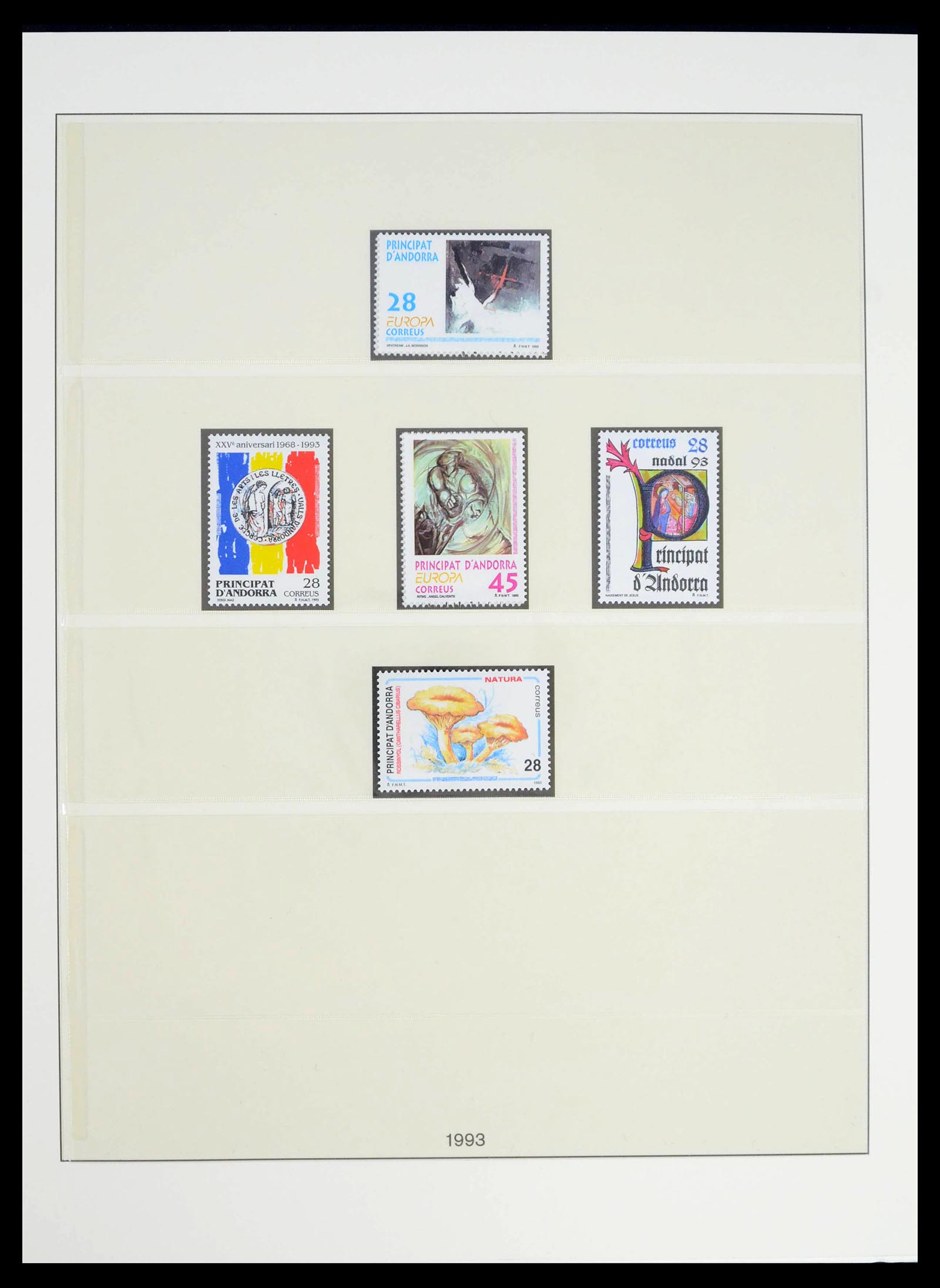 39483 0031 - Postzegelverzameling 39483 Spaans Andorra 1928-2004.