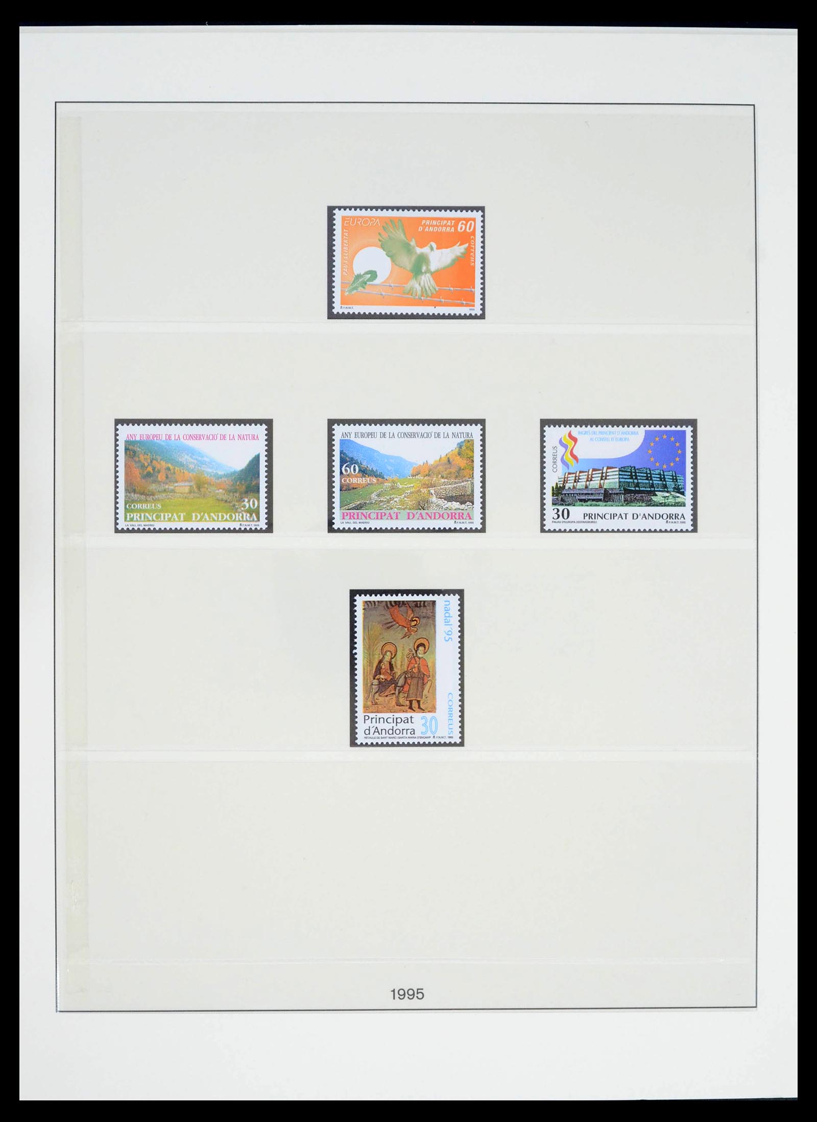 39483 0035 - Postzegelverzameling 39483 Spaans Andorra 1928-2004.
