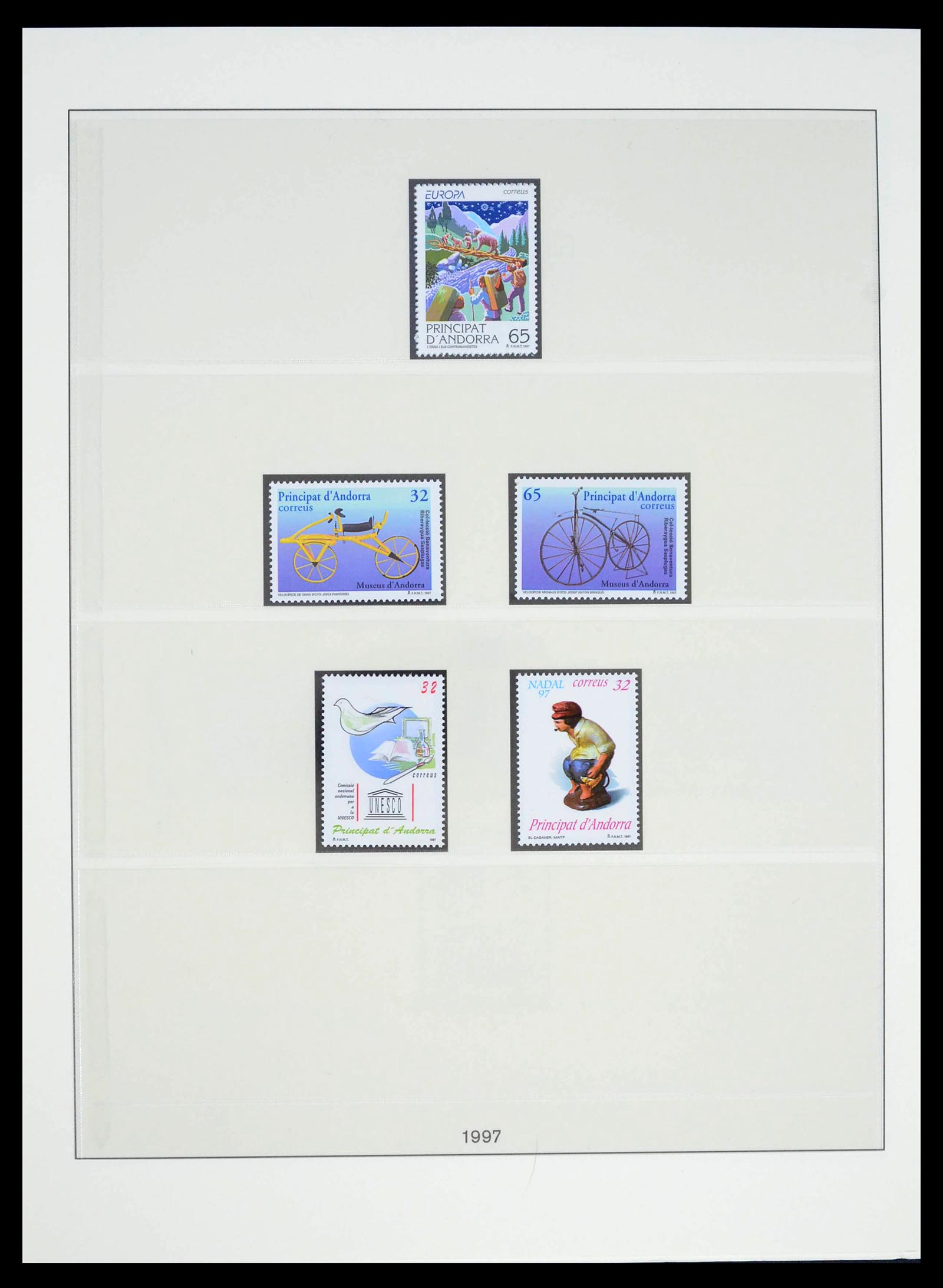 39483 0037 - Postzegelverzameling 39483 Spaans Andorra 1928-2004.