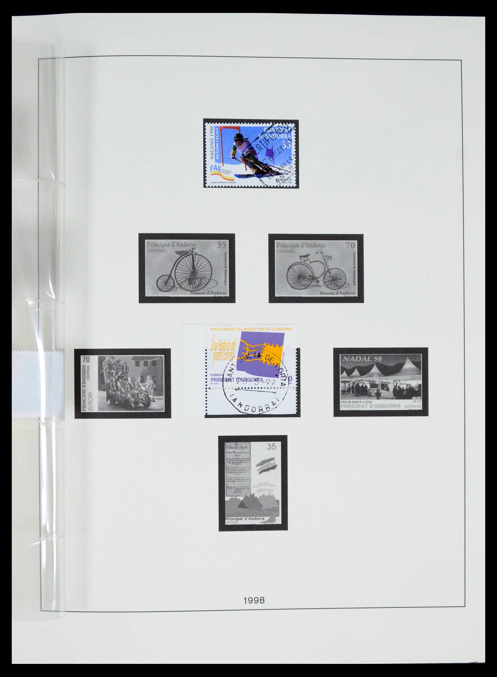 39483 0040 - Postzegelverzameling 39483 Spaans Andorra 1928-2004.