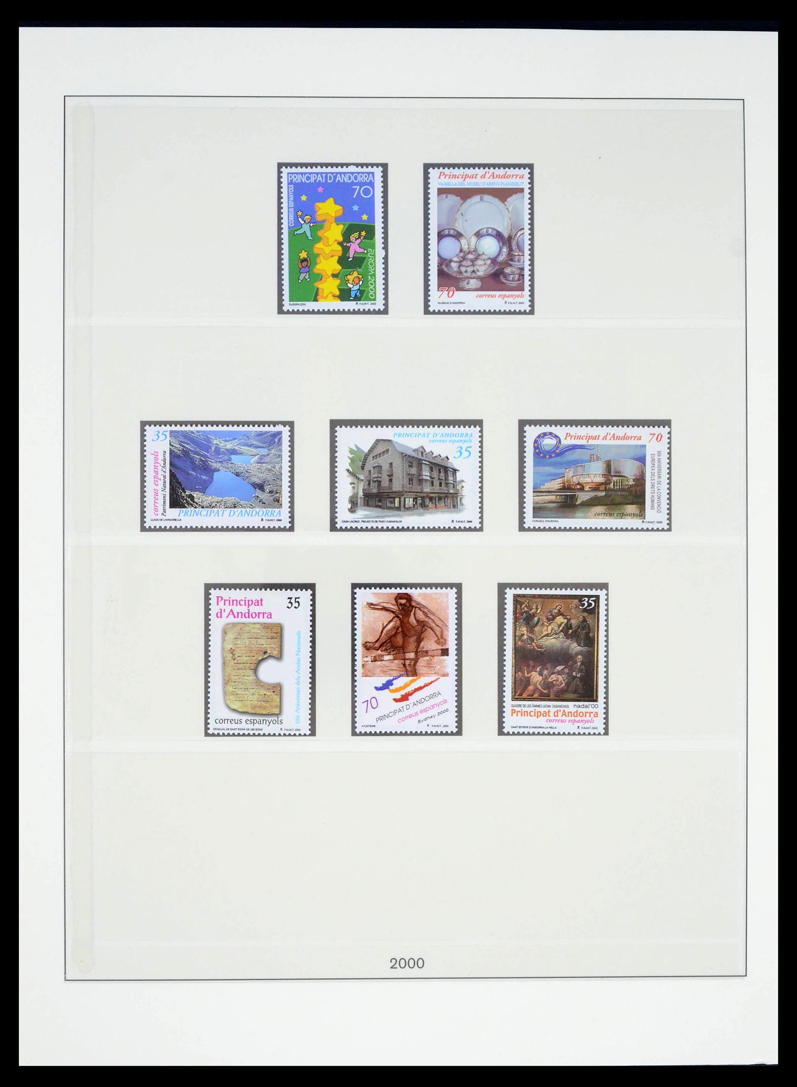 39483 0043 - Postzegelverzameling 39483 Spaans Andorra 1928-2004.
