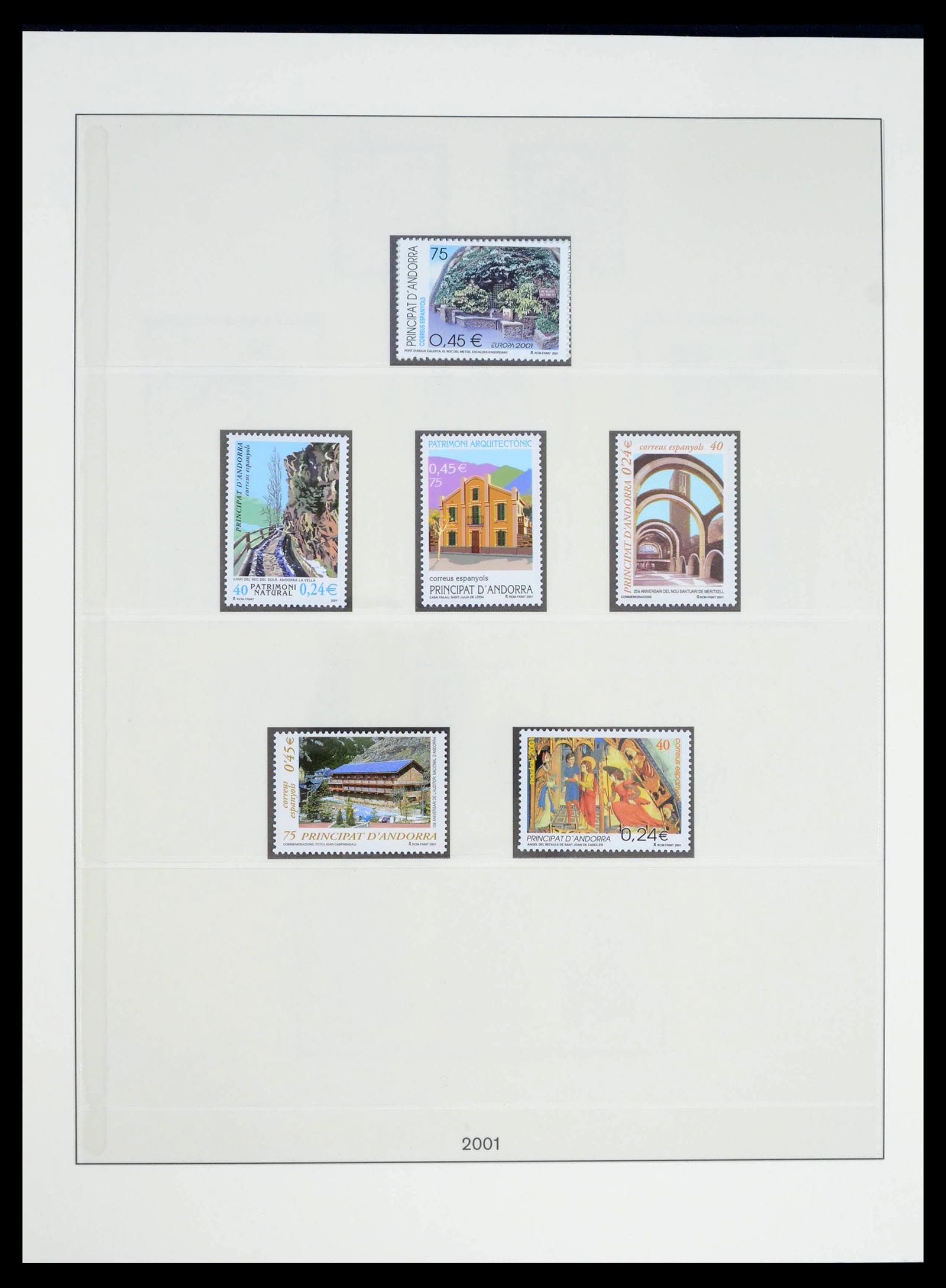39483 0044 - Postzegelverzameling 39483 Spaans Andorra 1928-2004.