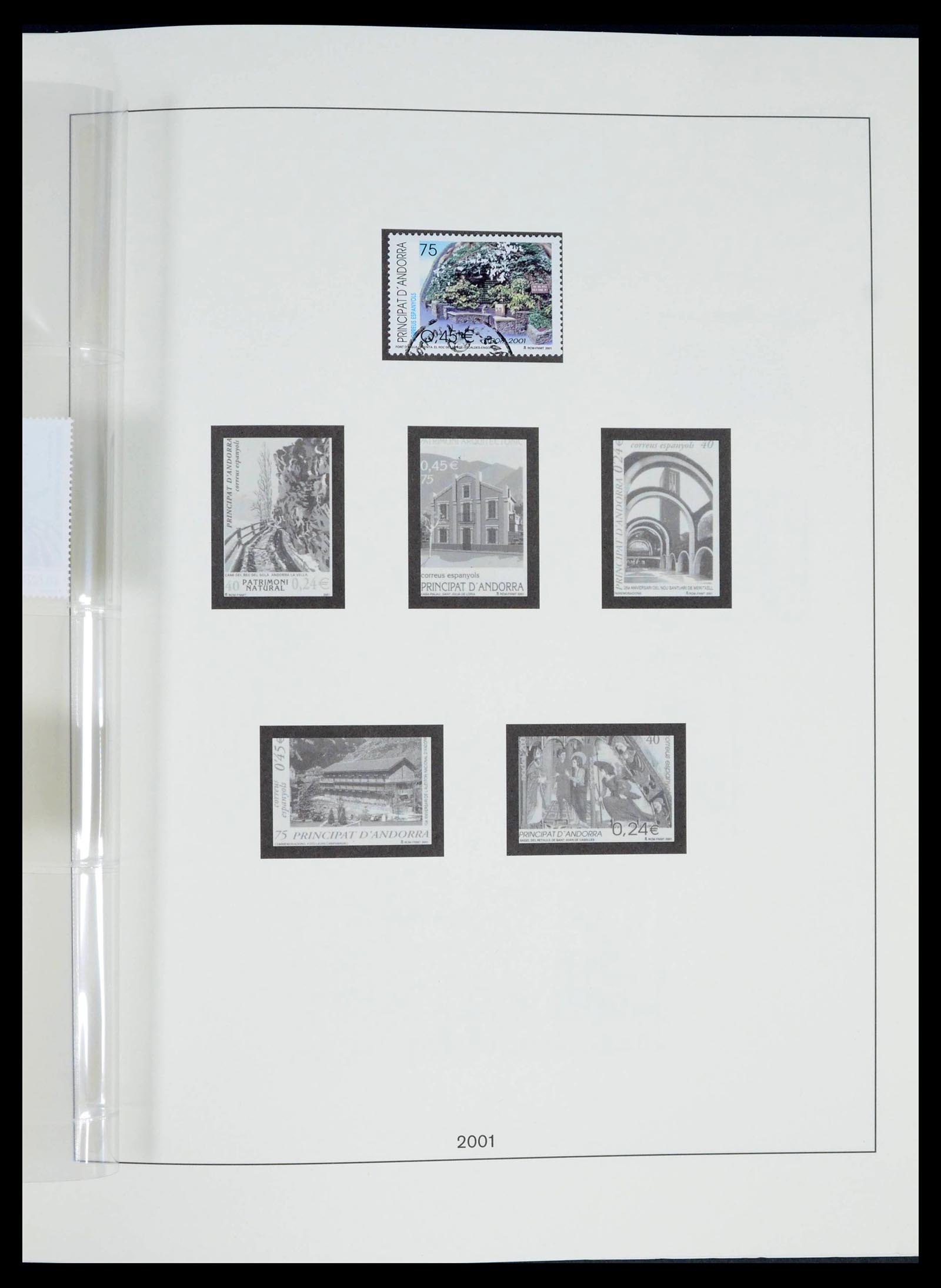 39483 0045 - Postzegelverzameling 39483 Spaans Andorra 1928-2004.