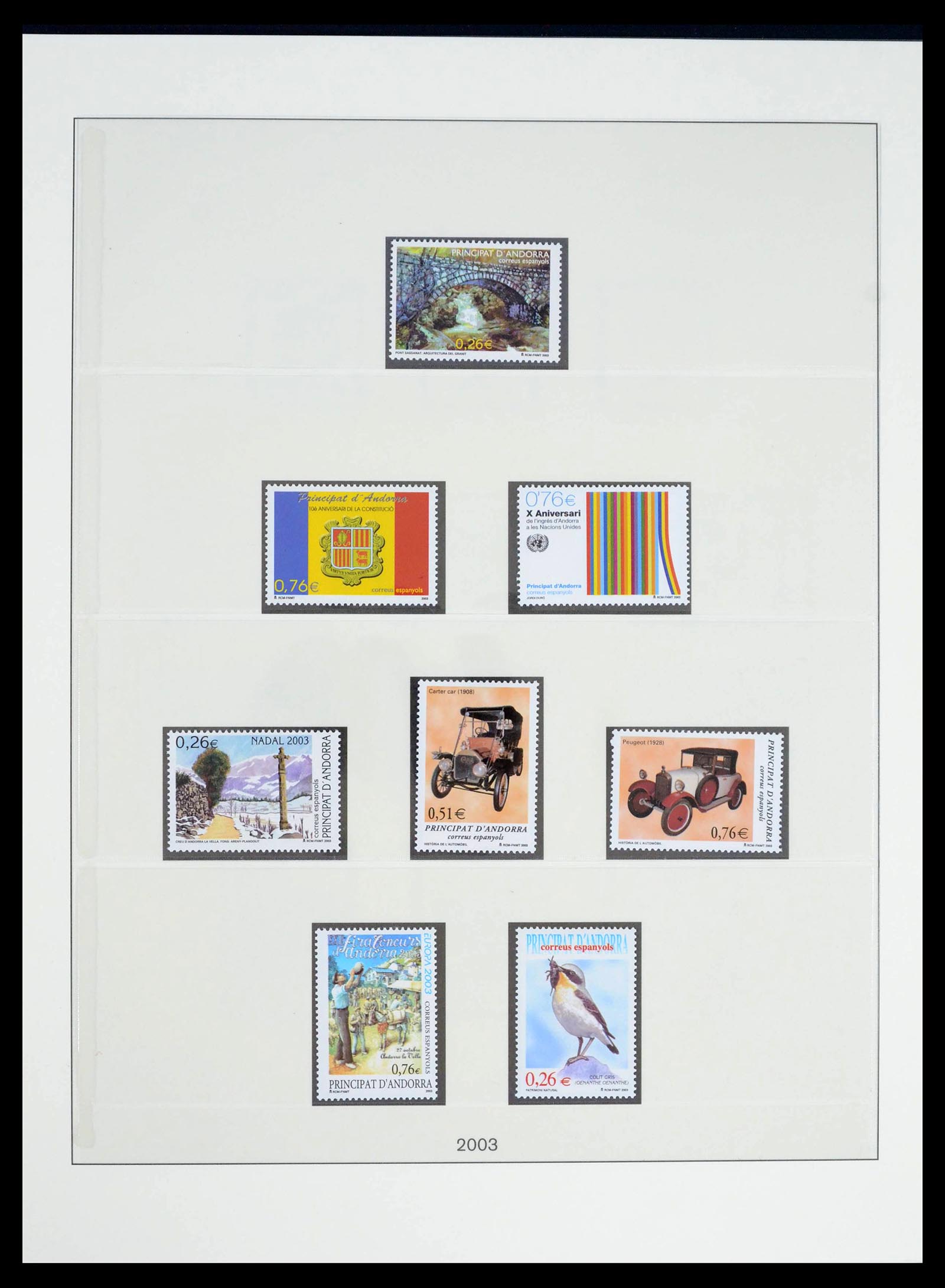 39483 0048 - Postzegelverzameling 39483 Spaans Andorra 1928-2004.