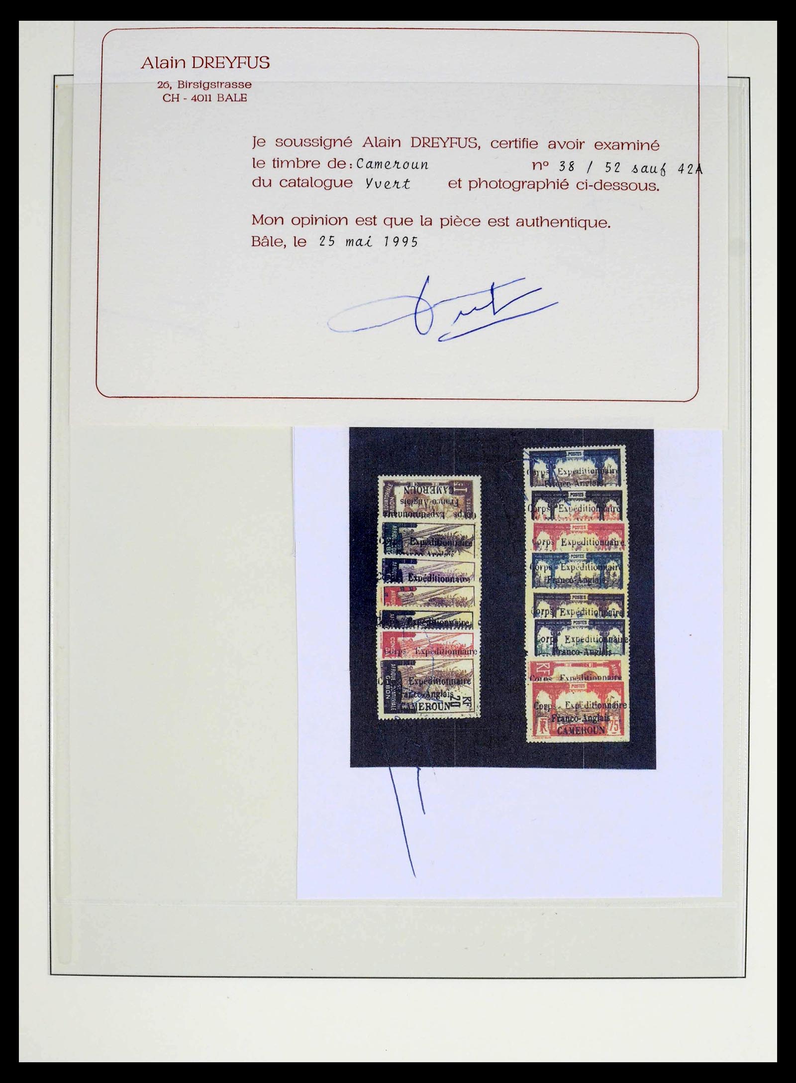 39485 0003 - Postzegelverzameling 39485 Kameroen 1915-1928.