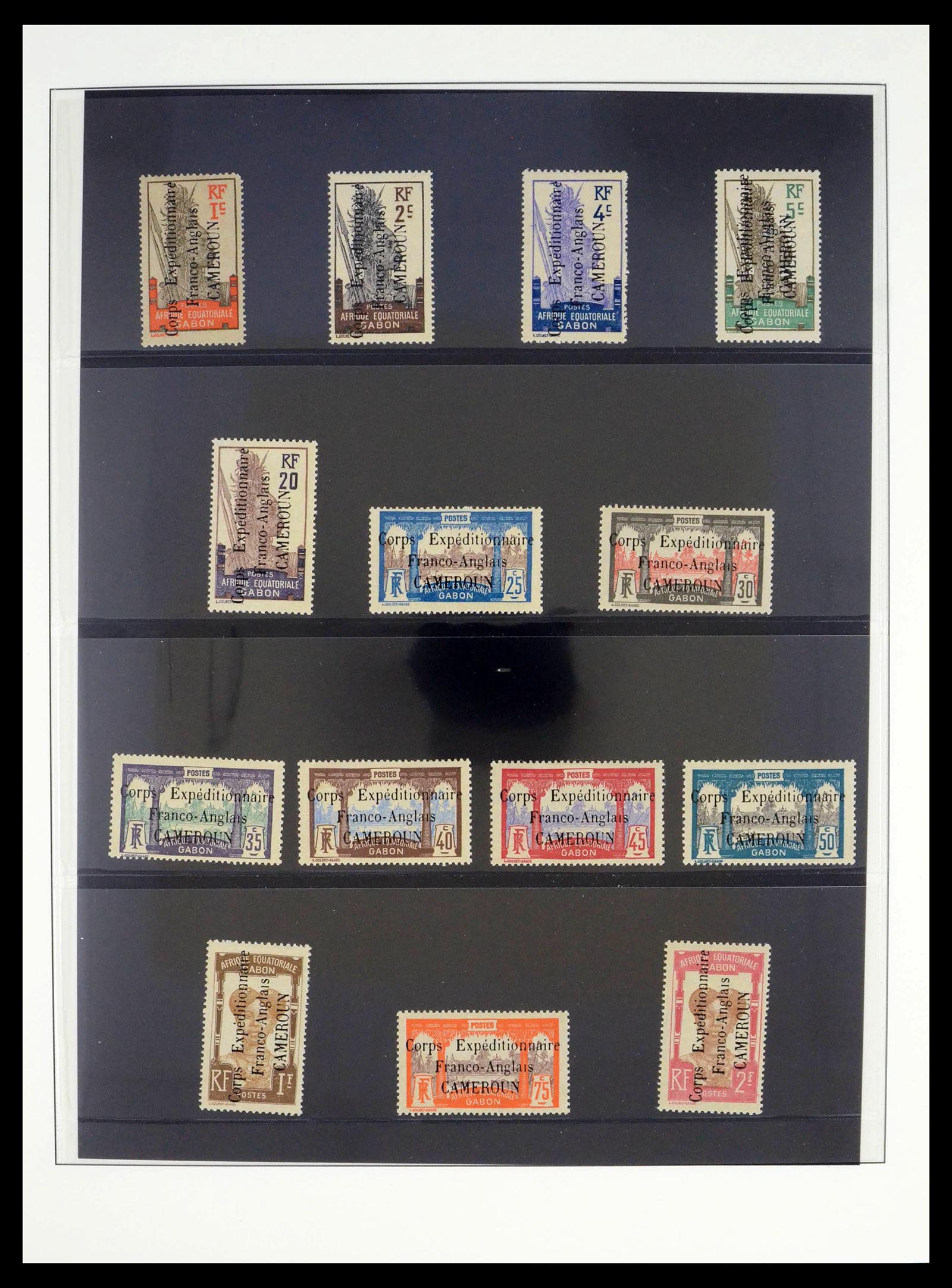 39485 0005 - Postzegelverzameling 39485 Kameroen 1915-1928.