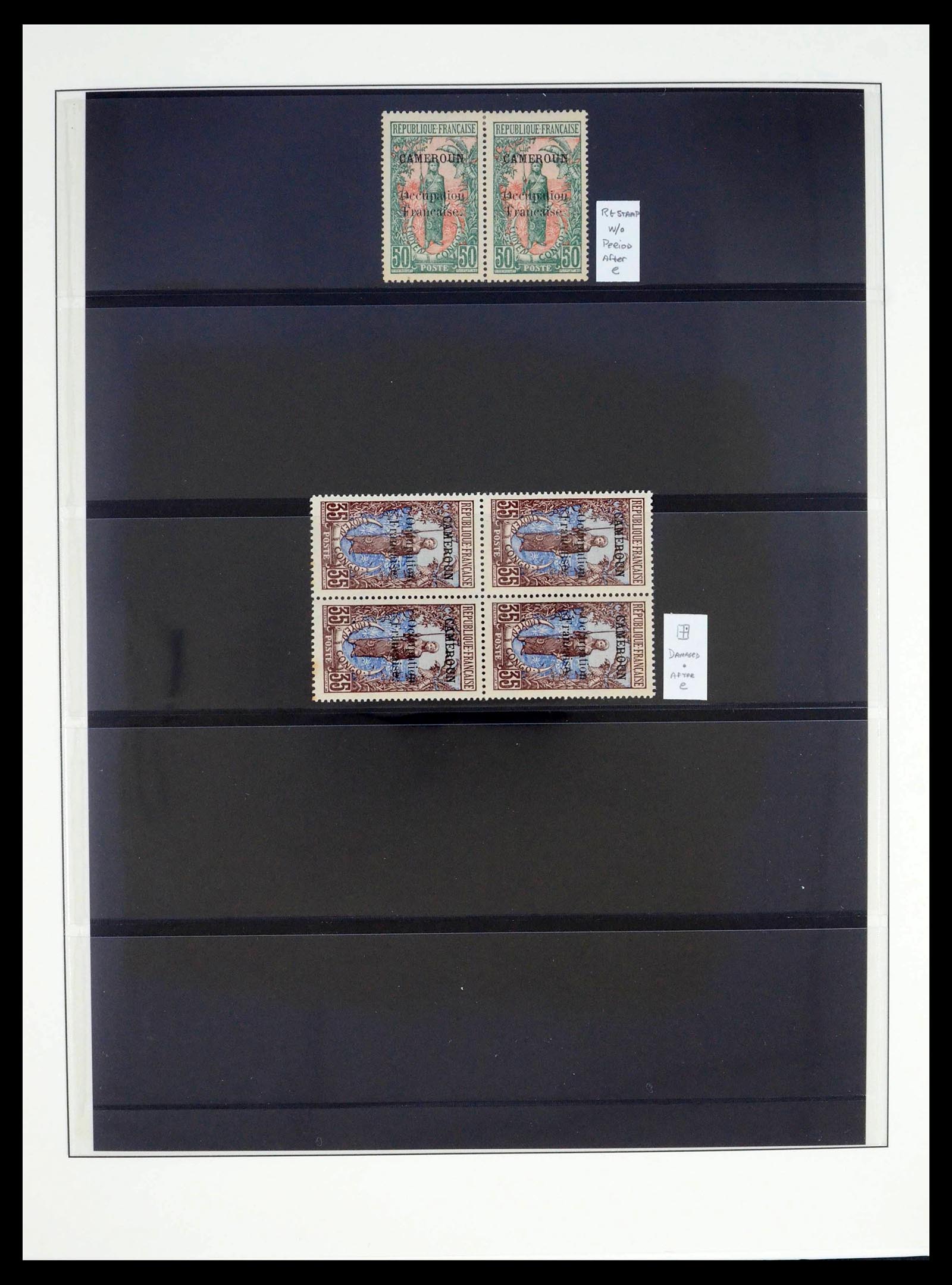 39485 0017 - Postzegelverzameling 39485 Kameroen 1915-1928.
