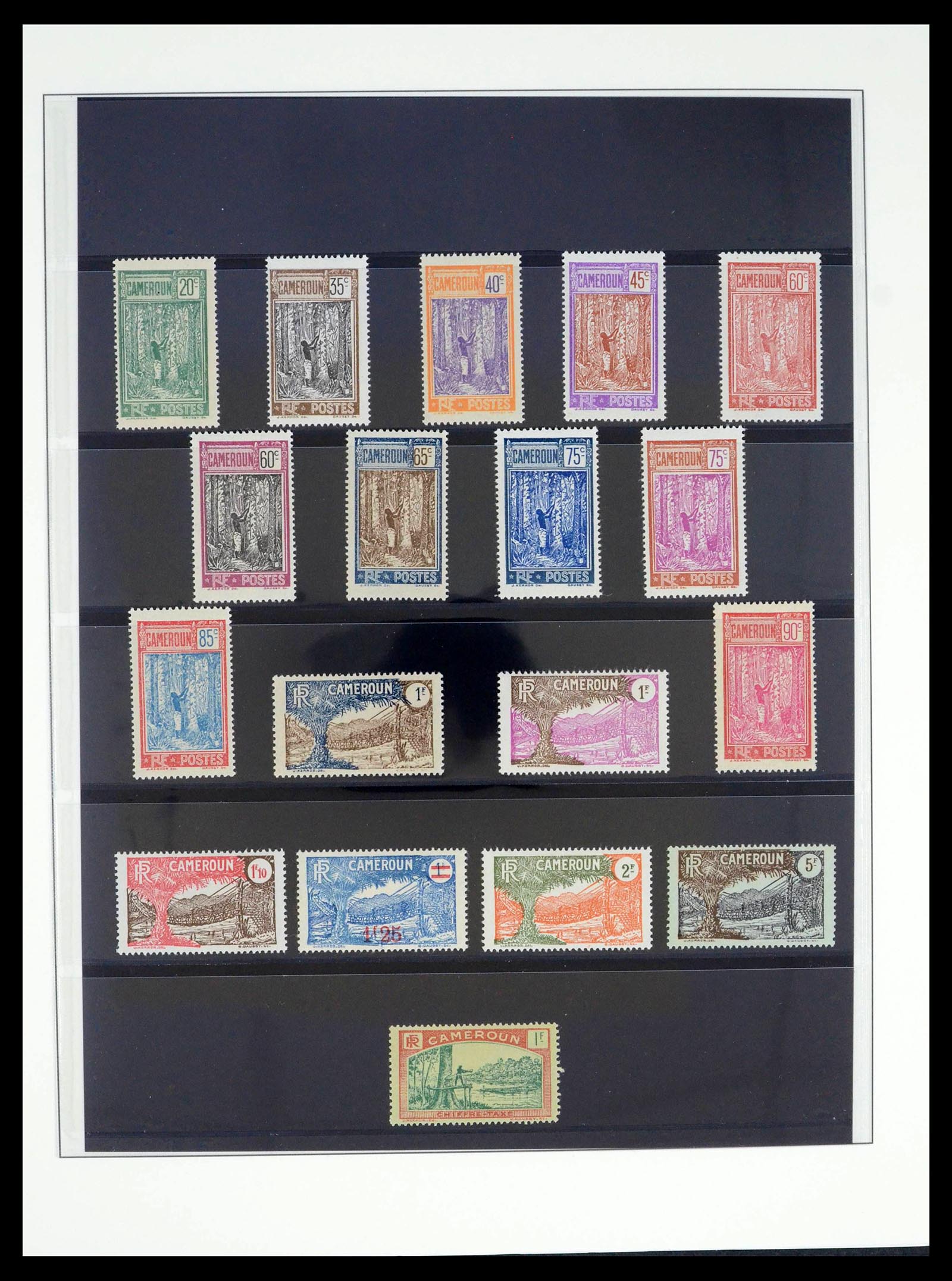 39485 0027 - Postzegelverzameling 39485 Kameroen 1915-1928.