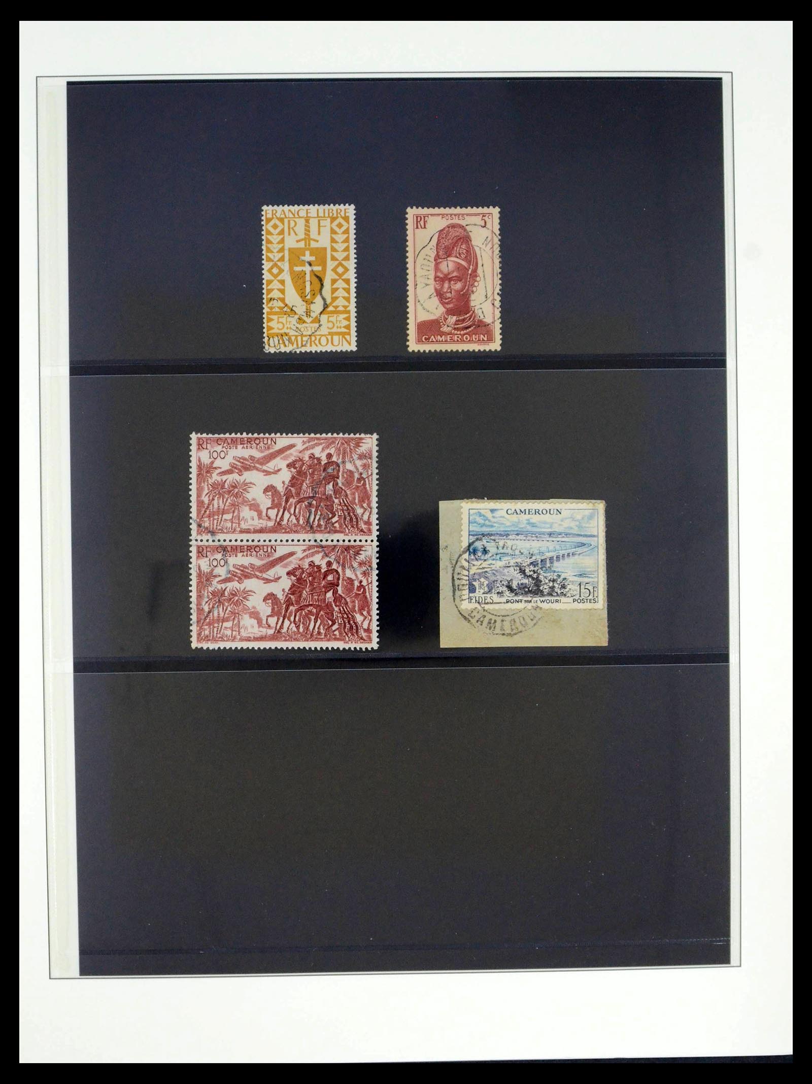 39485 0029 - Postzegelverzameling 39485 Kameroen 1915-1928.