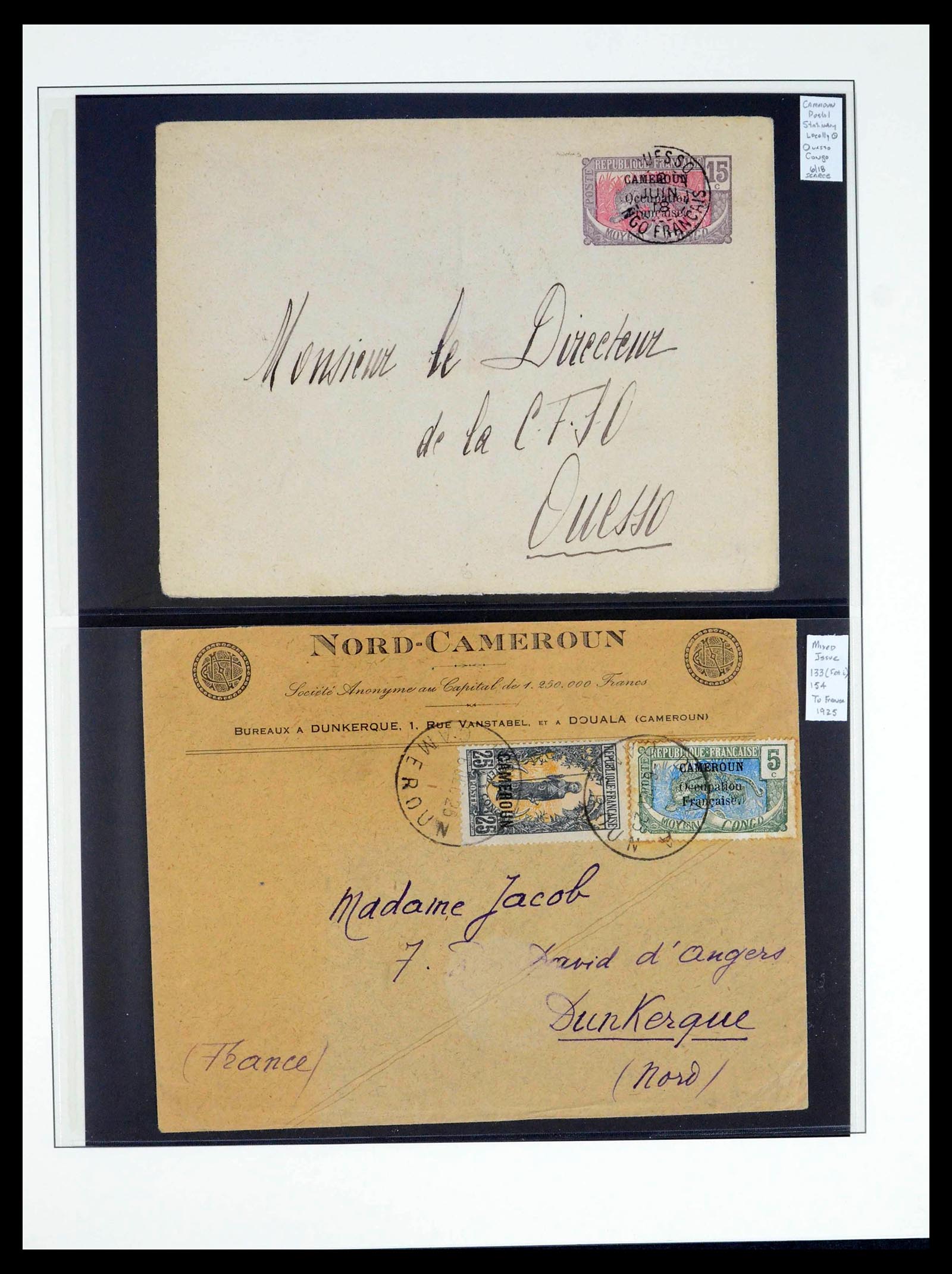 39485 0030 - Postzegelverzameling 39485 Kameroen 1915-1928.