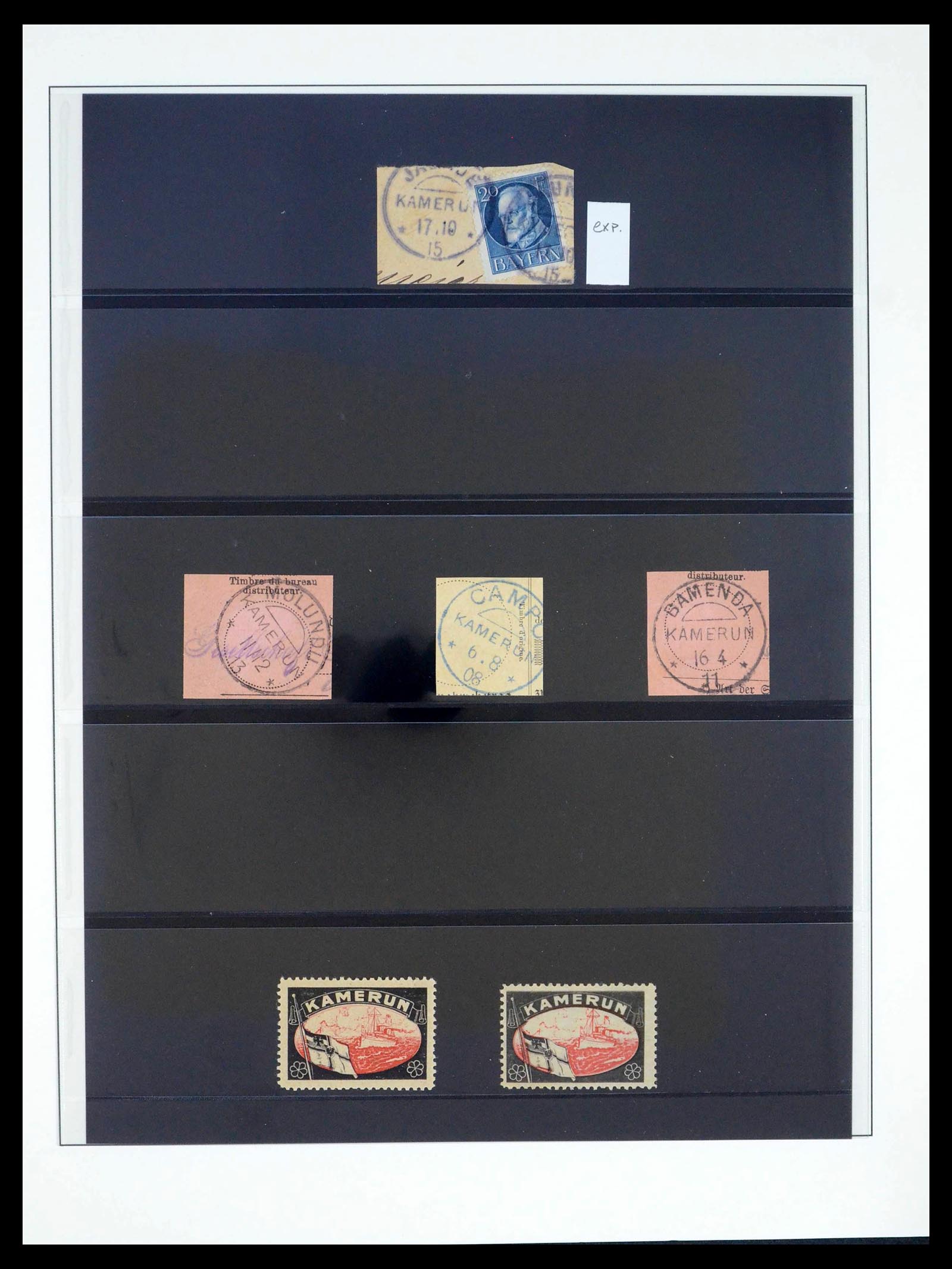 39485 0032 - Postzegelverzameling 39485 Kameroen 1915-1928.