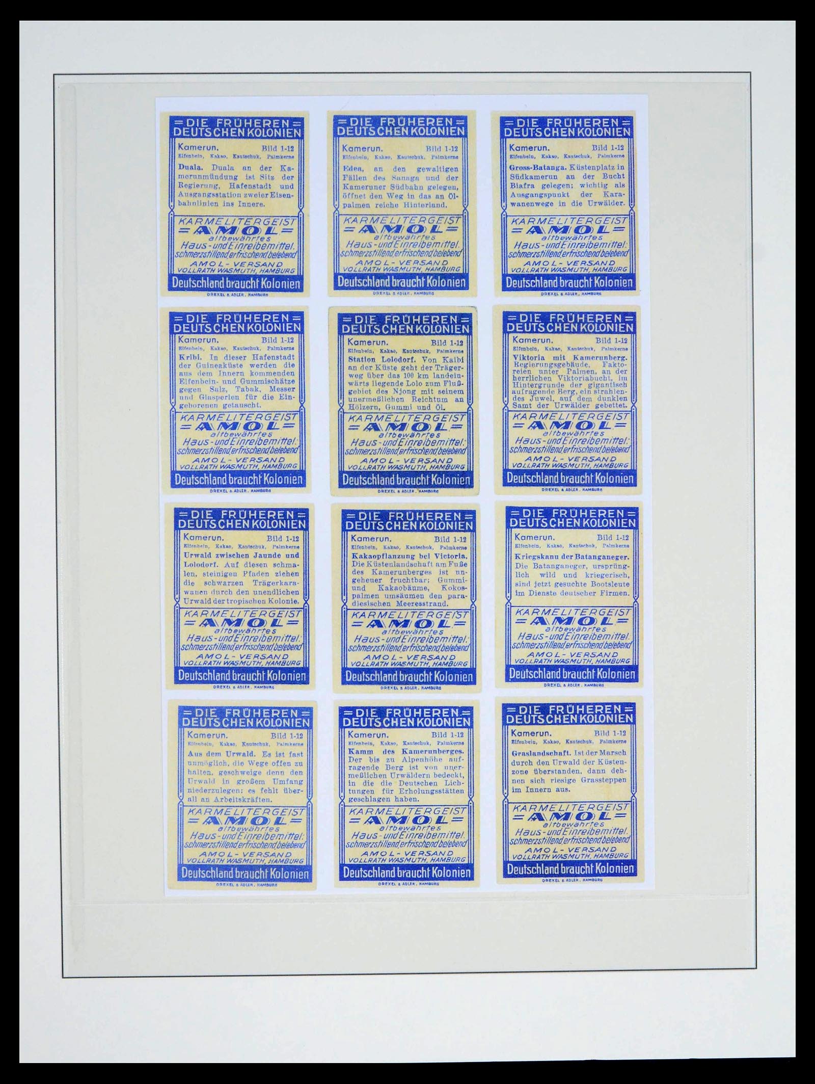 39485 0035 - Postzegelverzameling 39485 Kameroen 1915-1928.