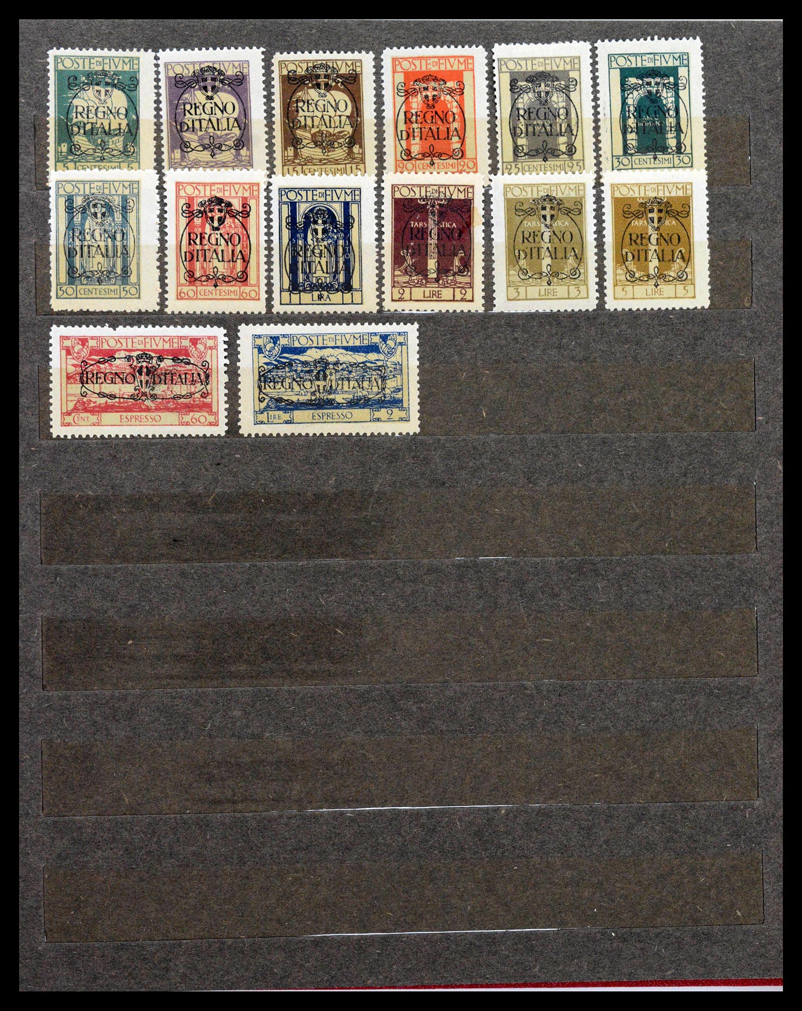 39486 0013 - Stamp collection 39486 Fiume 1918-1924.