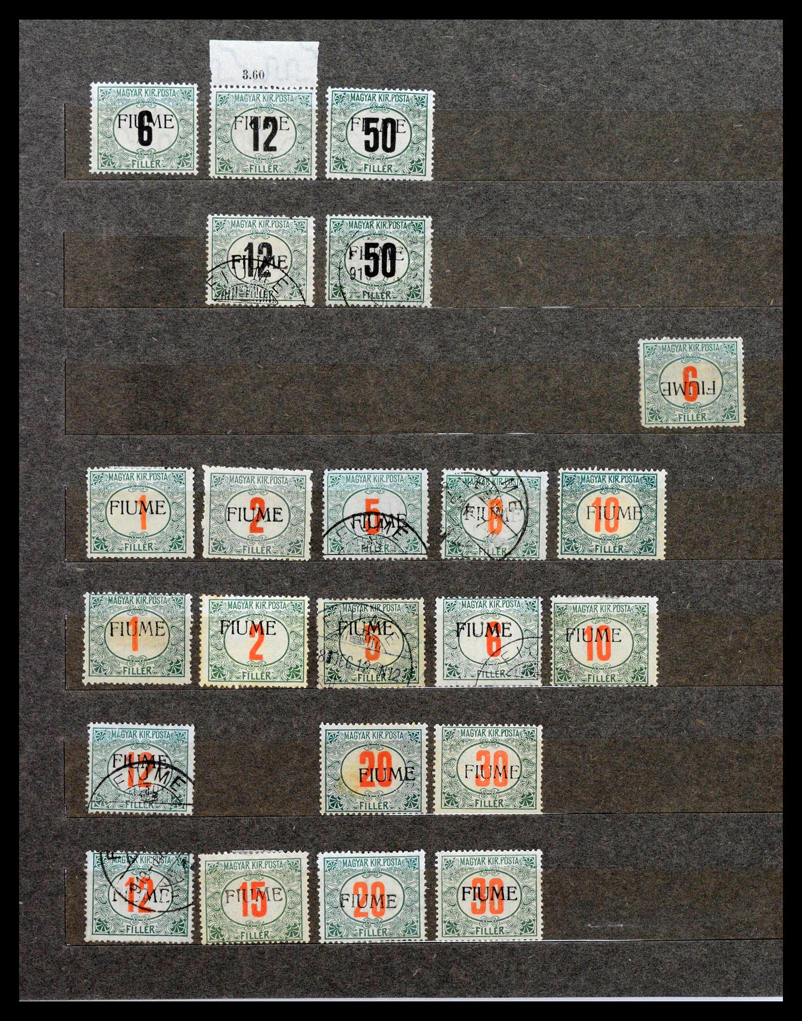 39486 0014 - Stamp collection 39486 Fiume 1918-1924.