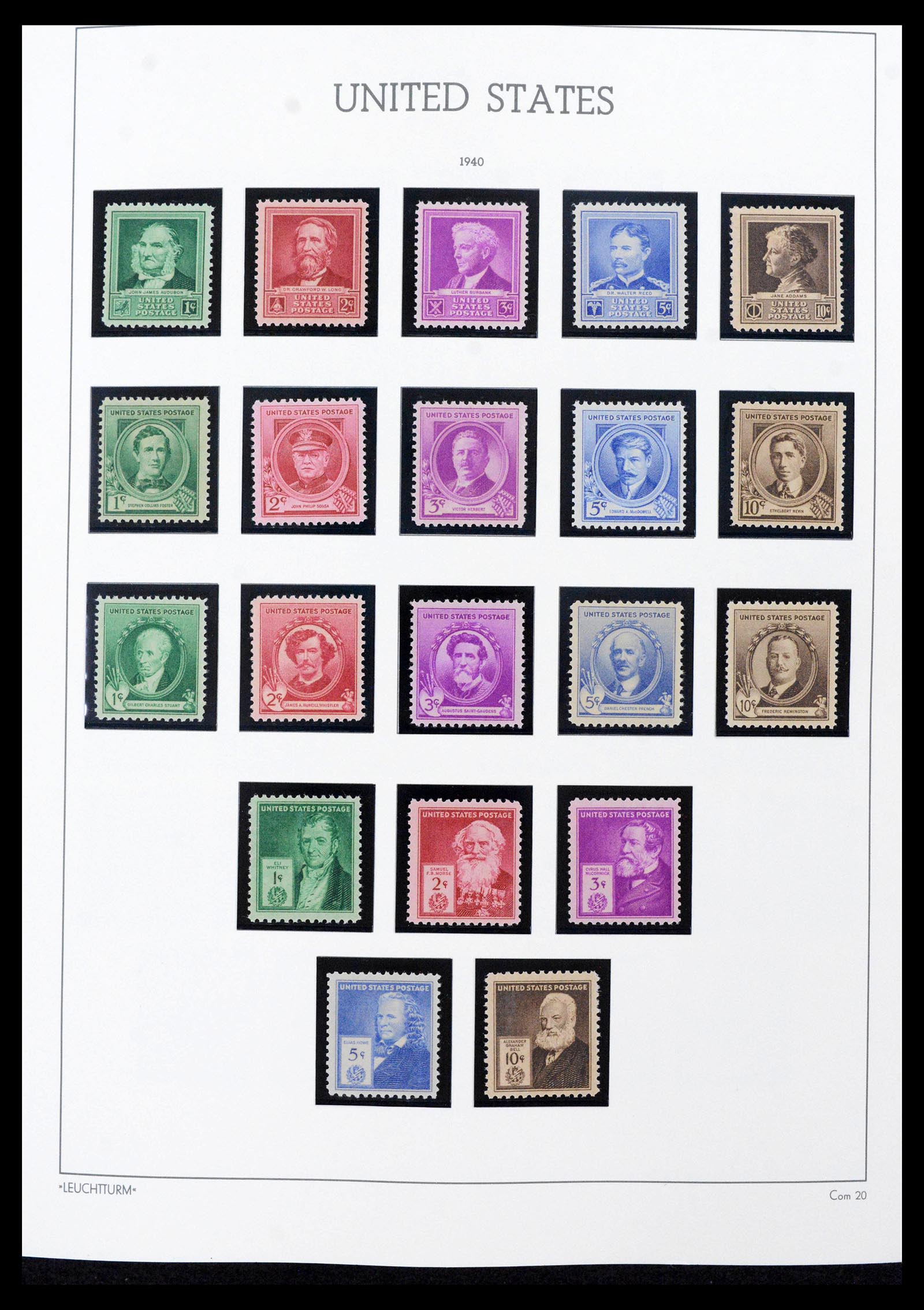 39491 0017 - Stamp collection 39491 USA mnh 1926-1993.