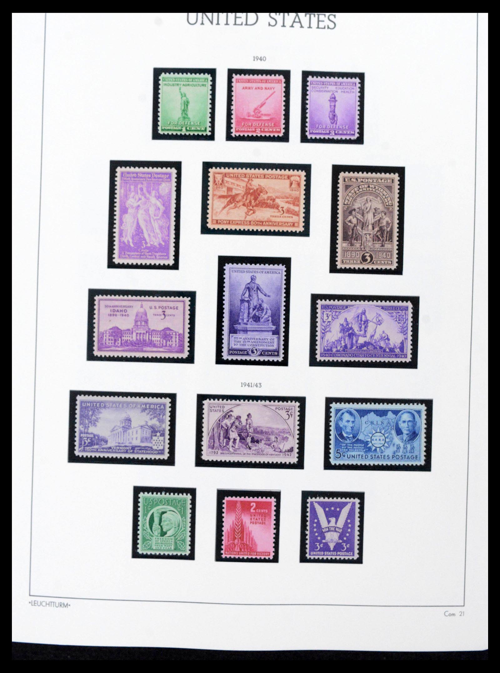 39491 0020 - Stamp collection 39491 USA mnh 1926-1993.