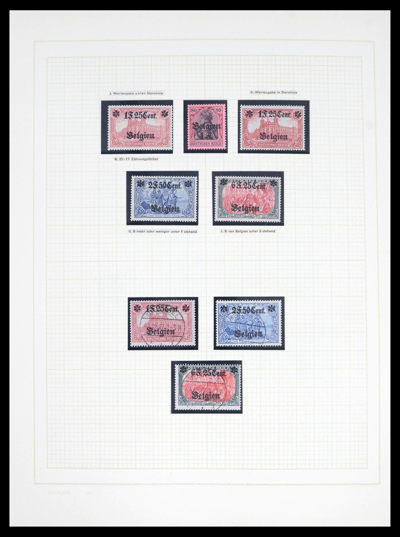 39495 0010 - Postzegelverzameling 39495 Duitse bezettingen en gebieden 1914-1921.