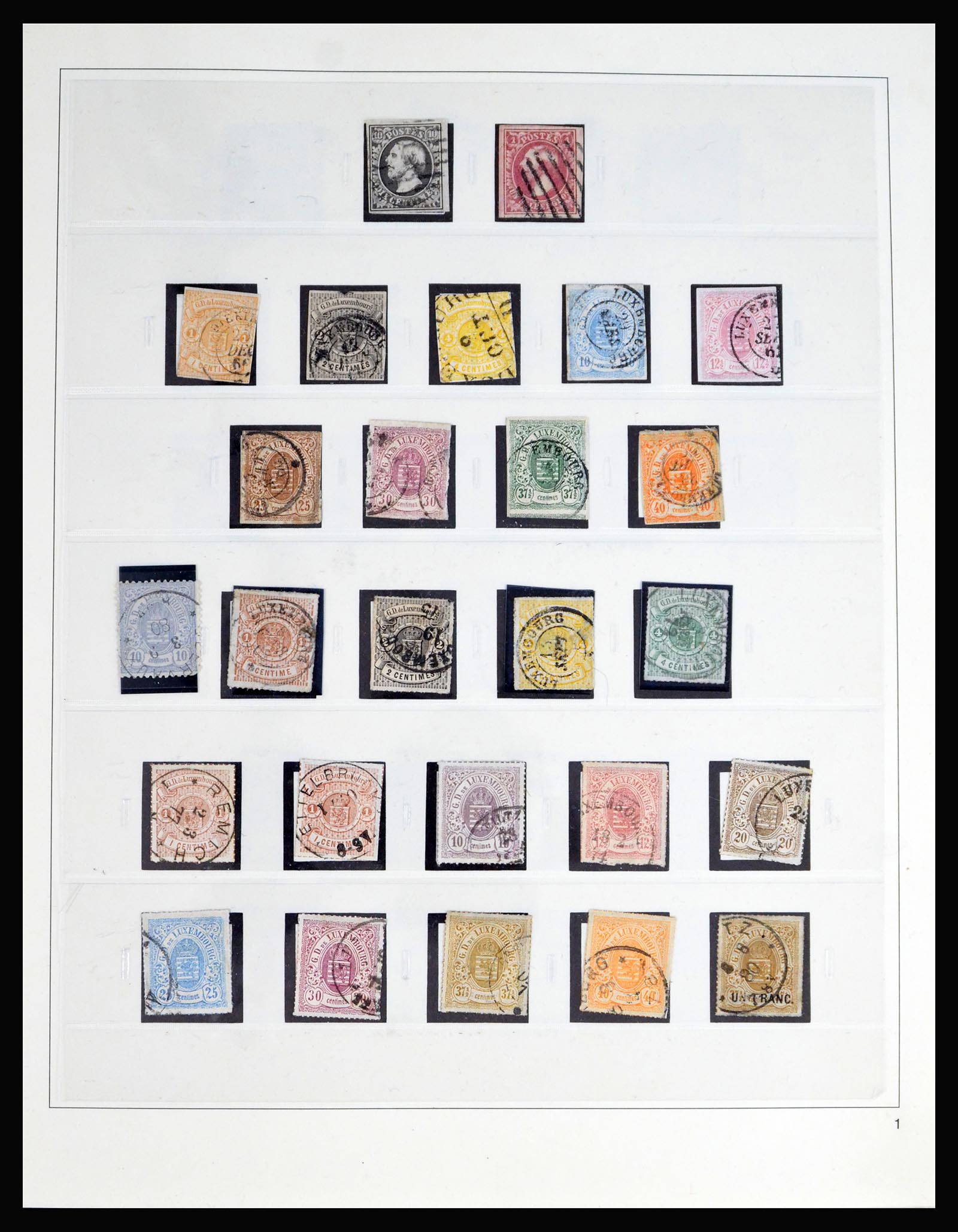 39497 0000a - Stamp collection 39497 Luxembourg complete 1852-1969.