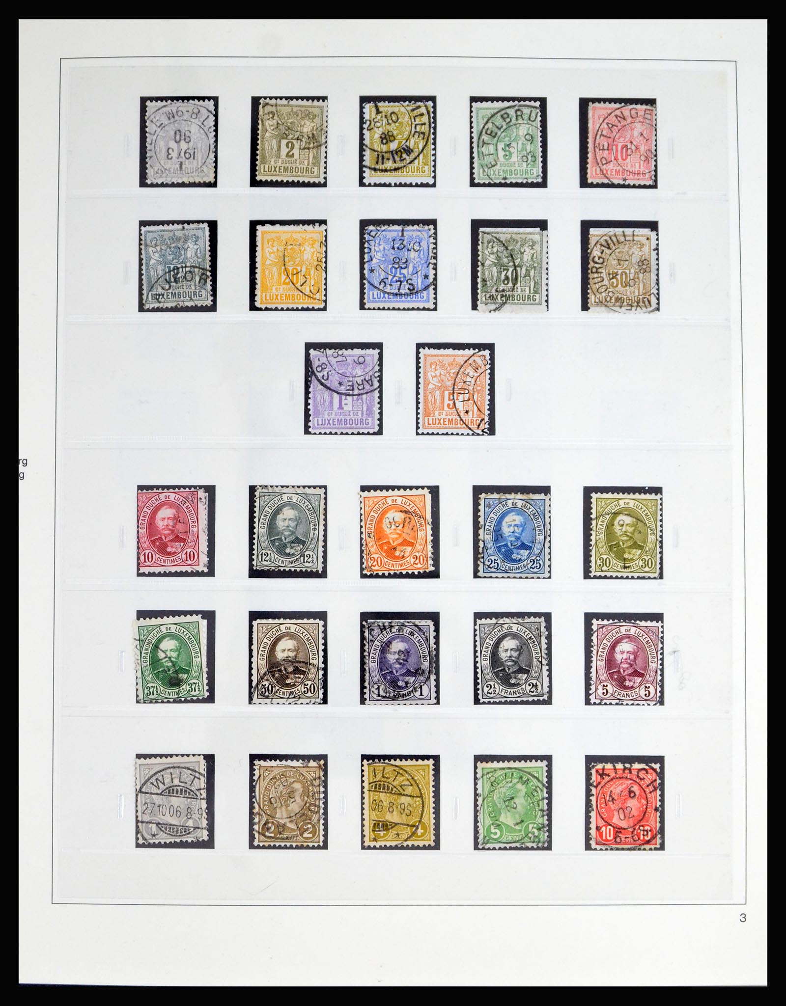 39497 0000c - Stamp collection 39497 Luxembourg complete 1852-1969.
