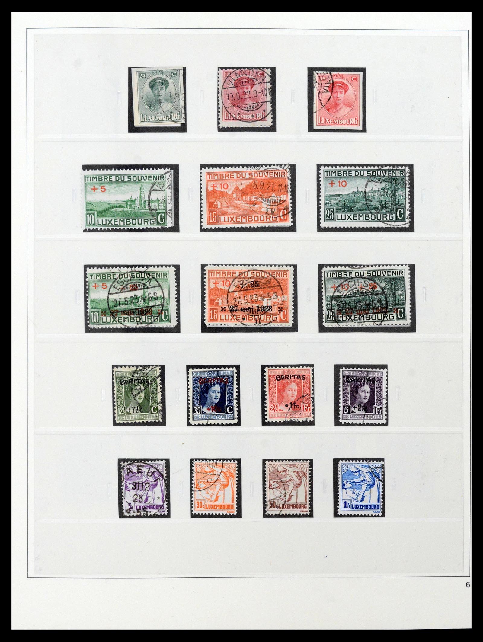 39497 0002 - Stamp collection 39497 Luxembourg complete 1852-1969.