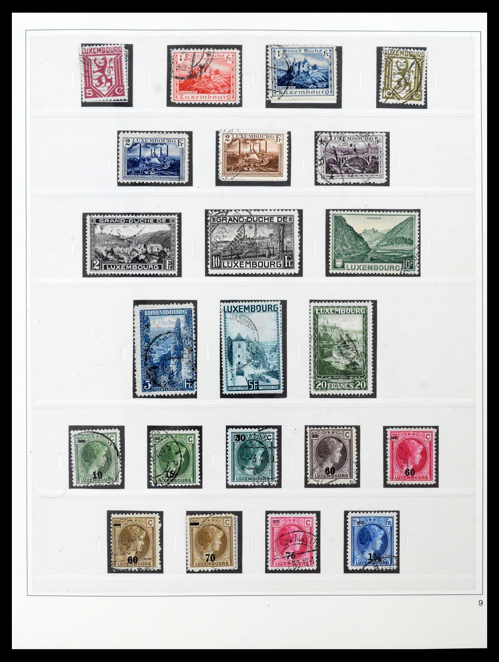 39497 0005 - Stamp collection 39497 Luxembourg complete 1852-1969.