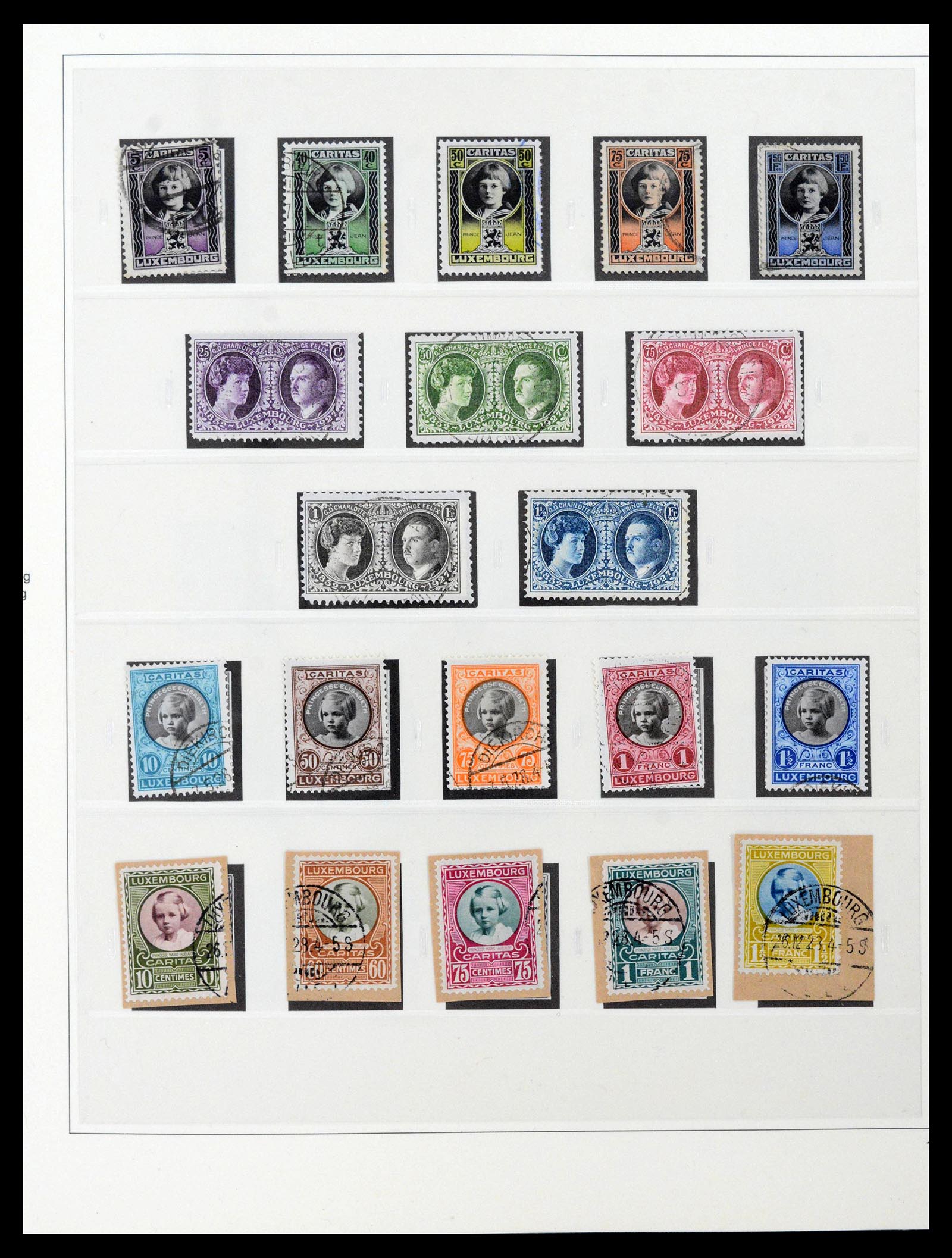 39497 0007 - Stamp collection 39497 Luxembourg complete 1852-1969.