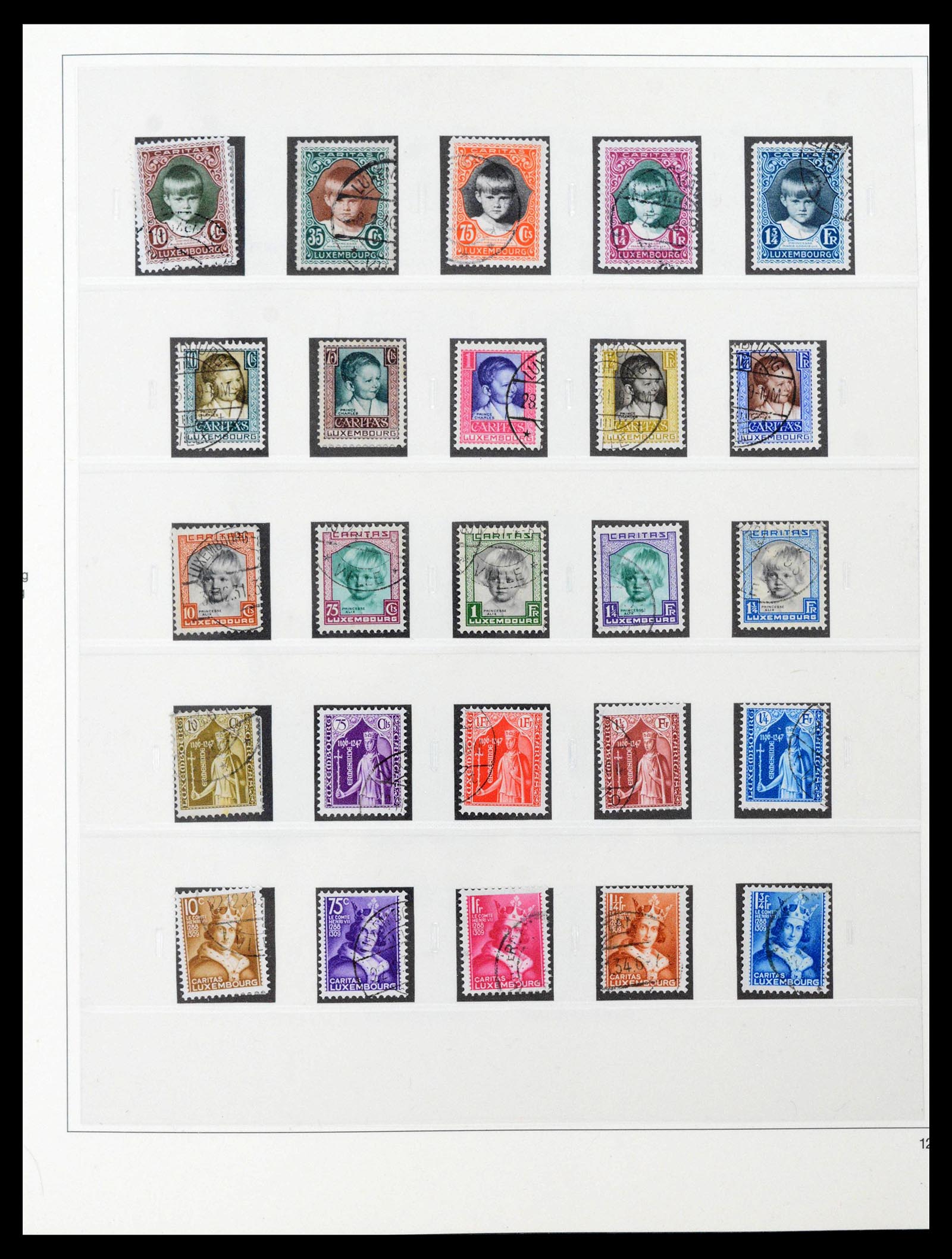 39497 0008 - Stamp collection 39497 Luxembourg complete 1852-1969.