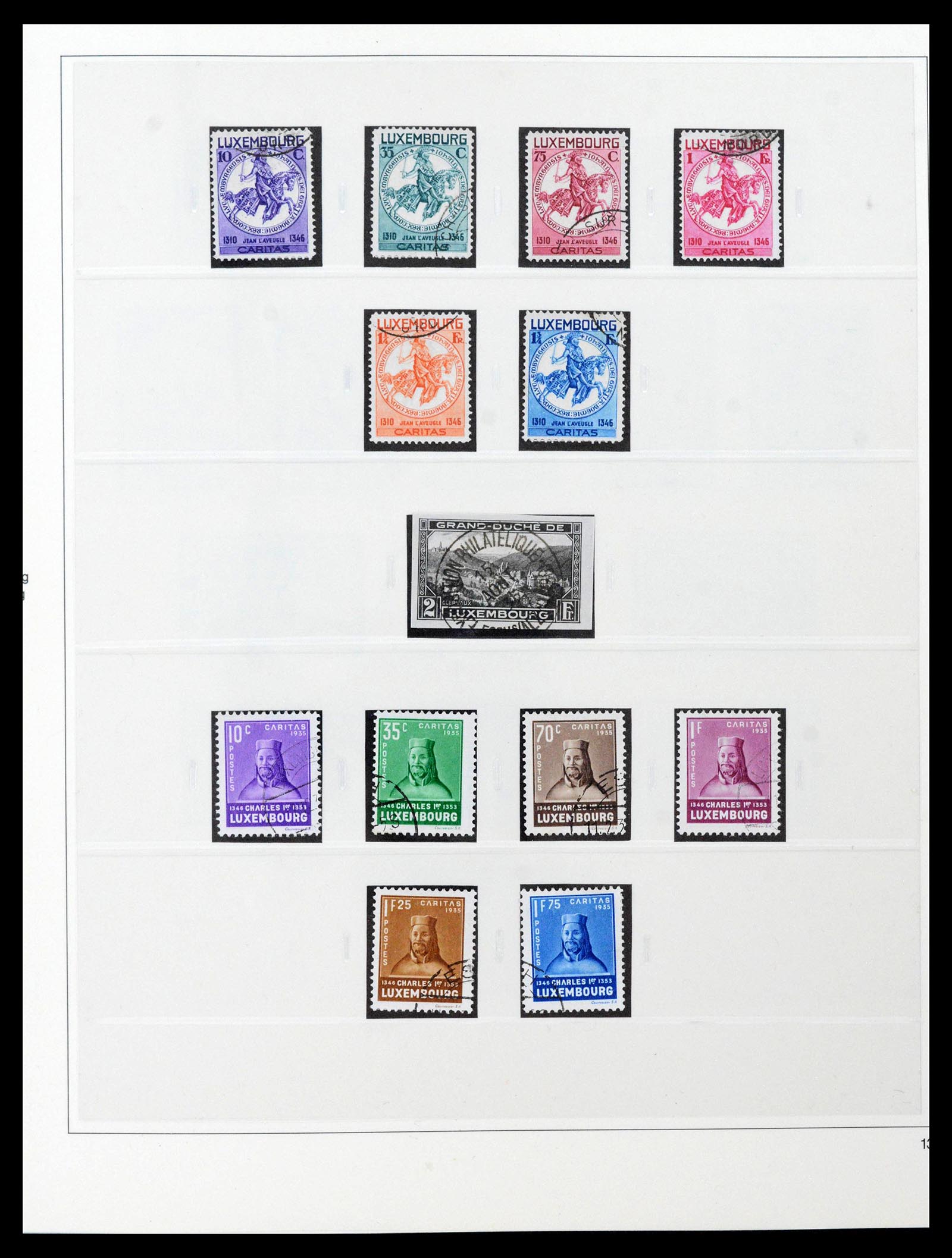 39497 0009 - Stamp collection 39497 Luxembourg complete 1852-1969.