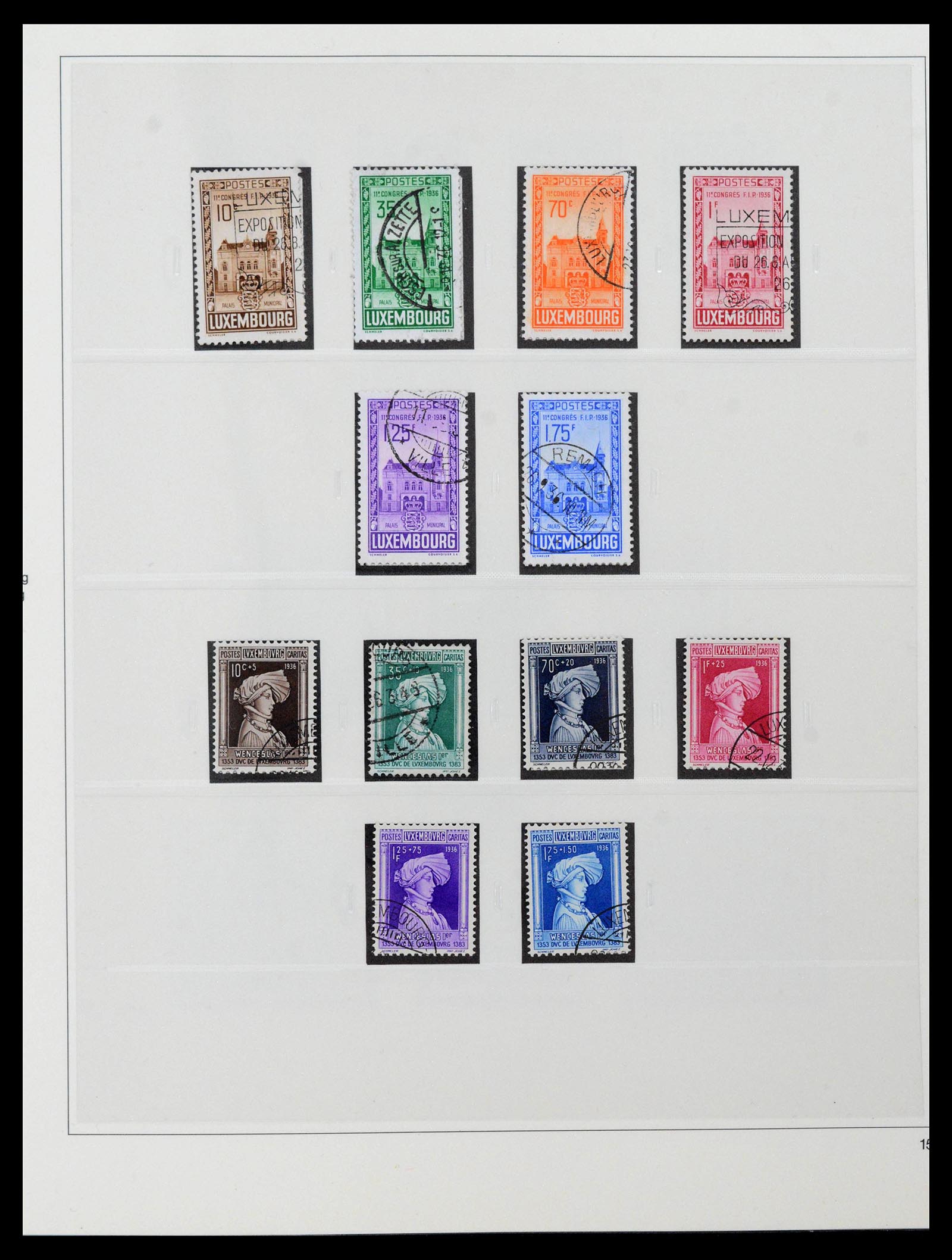 39497 0011 - Stamp collection 39497 Luxembourg complete 1852-1969.