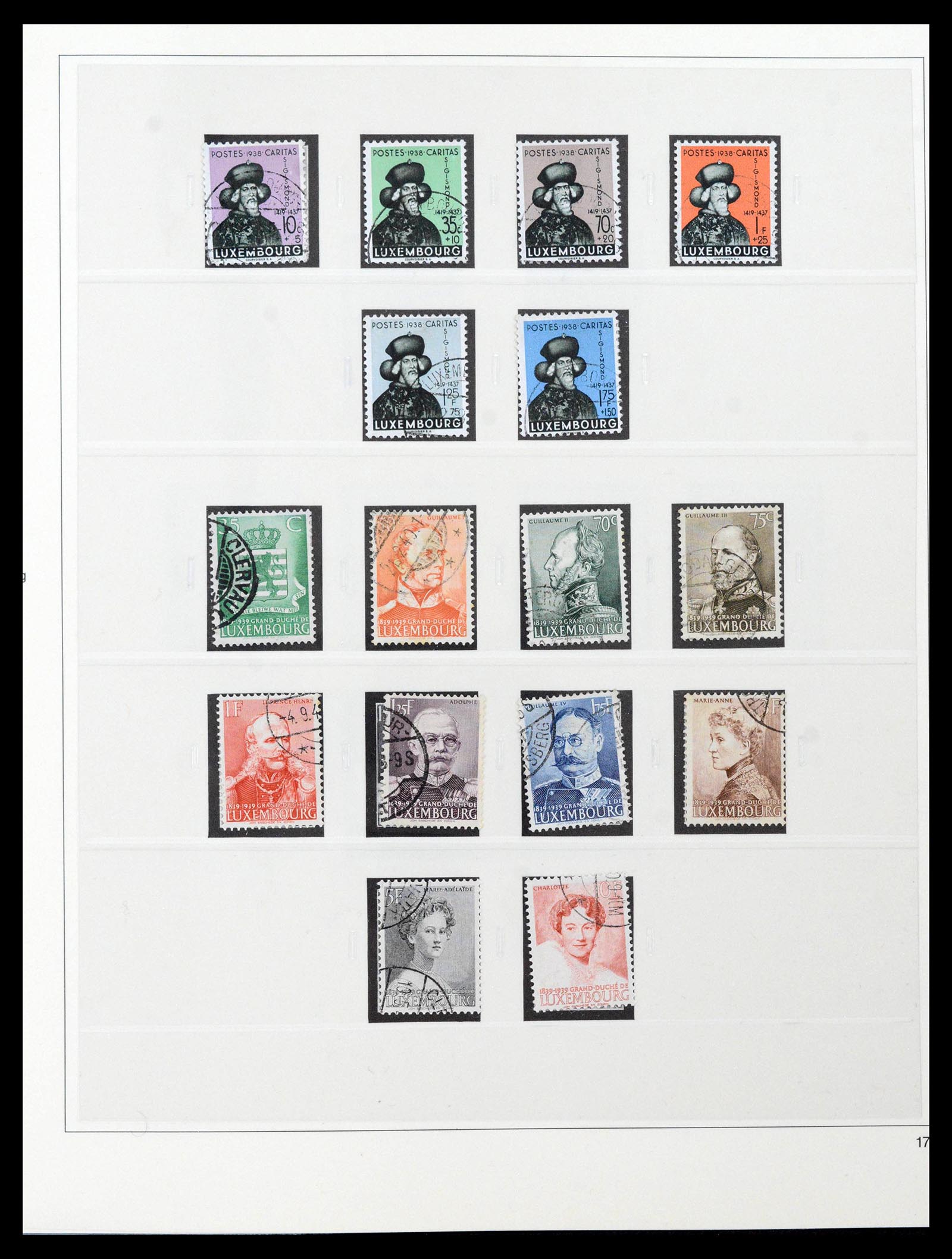 39497 0013 - Stamp collection 39497 Luxembourg complete 1852-1969.