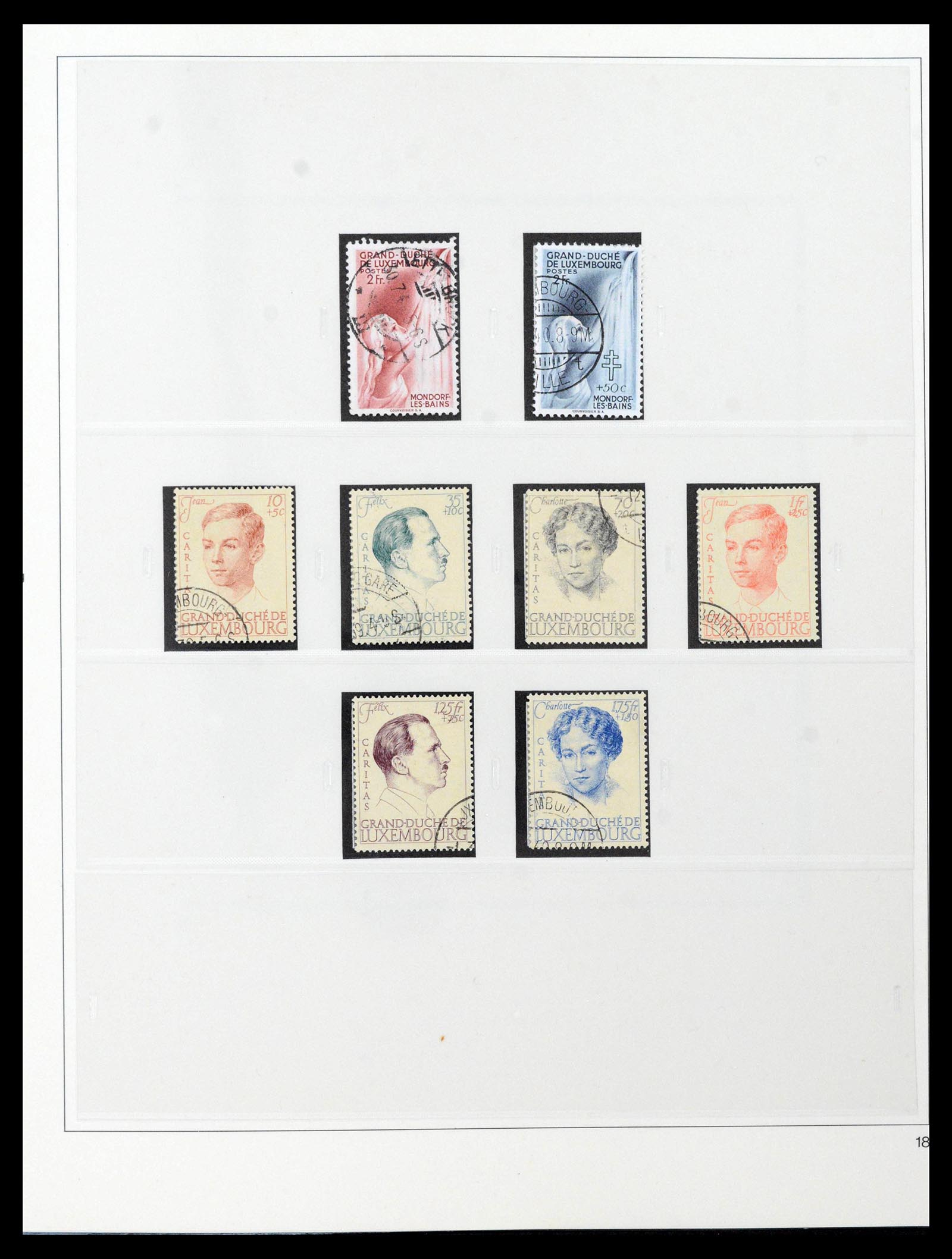39497 0014 - Stamp collection 39497 Luxembourg complete 1852-1969.