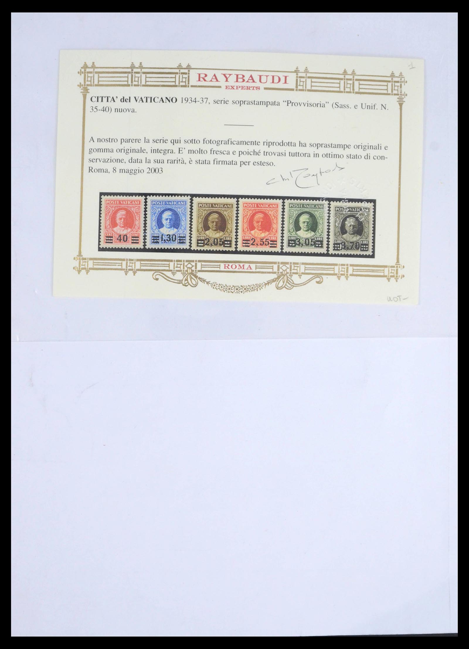 39498 0002 - Postzegelverzameling 39498 Vaticaan 1929-1964.