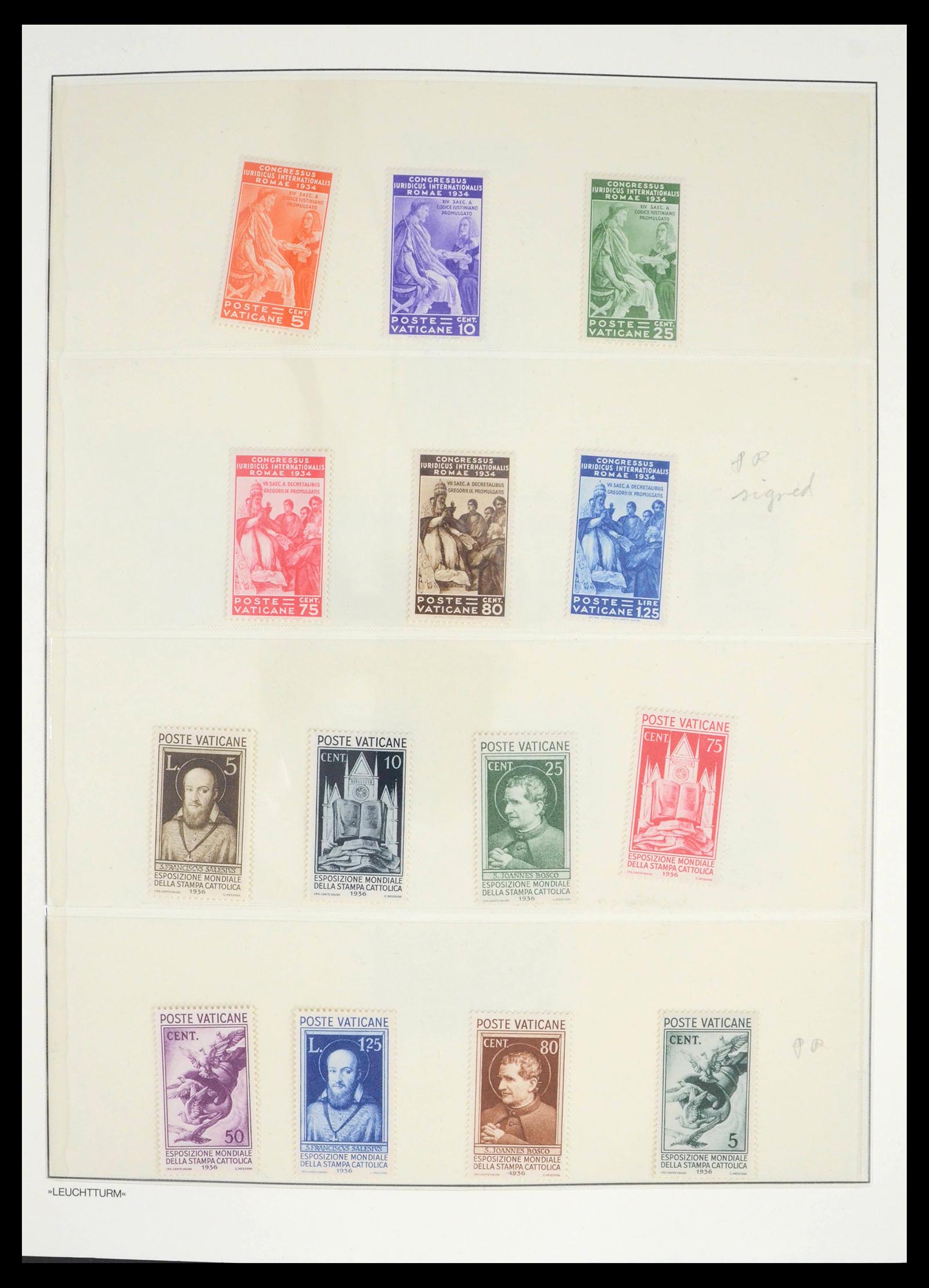 39498 0004 - Postzegelverzameling 39498 Vaticaan 1929-1964.