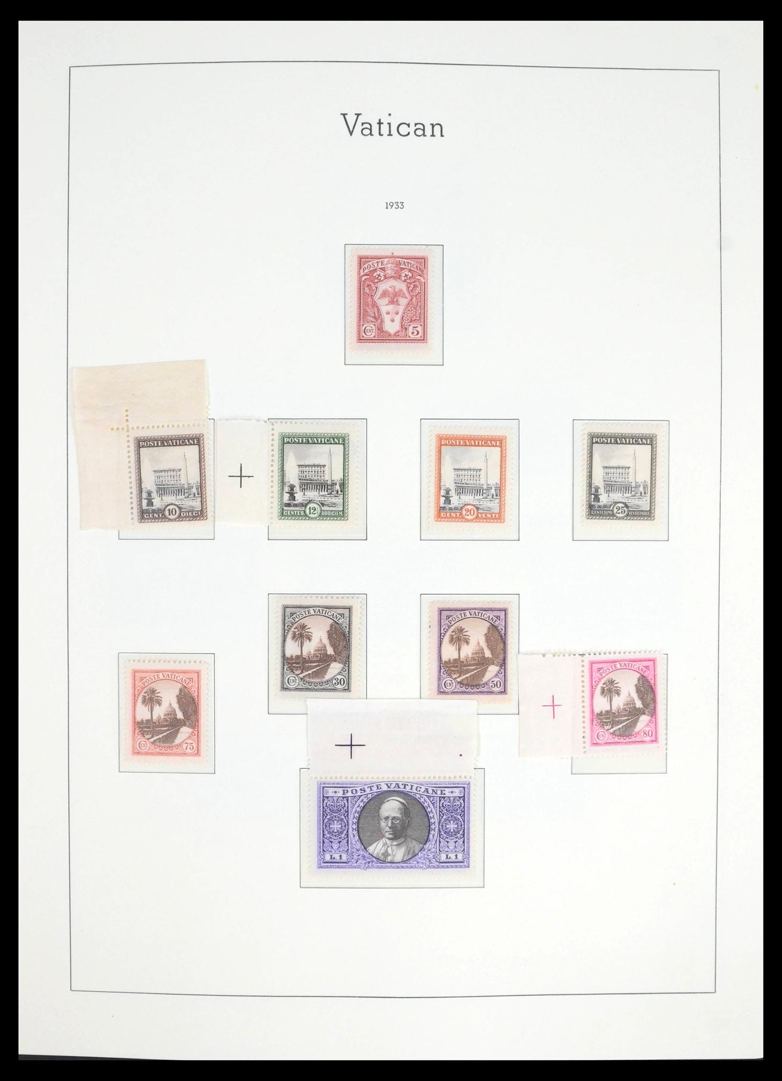 39498 0005 - Postzegelverzameling 39498 Vaticaan 1929-1964.