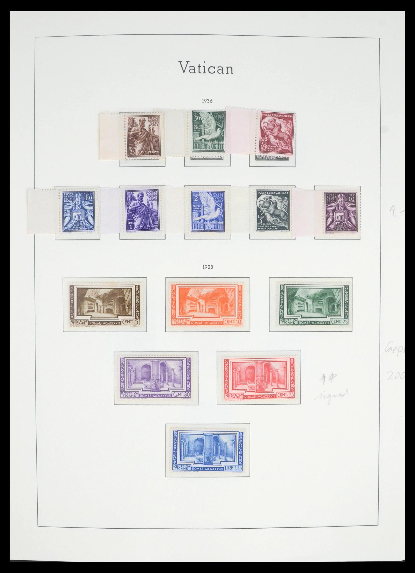 39498 0007 - Postzegelverzameling 39498 Vaticaan 1929-1964.