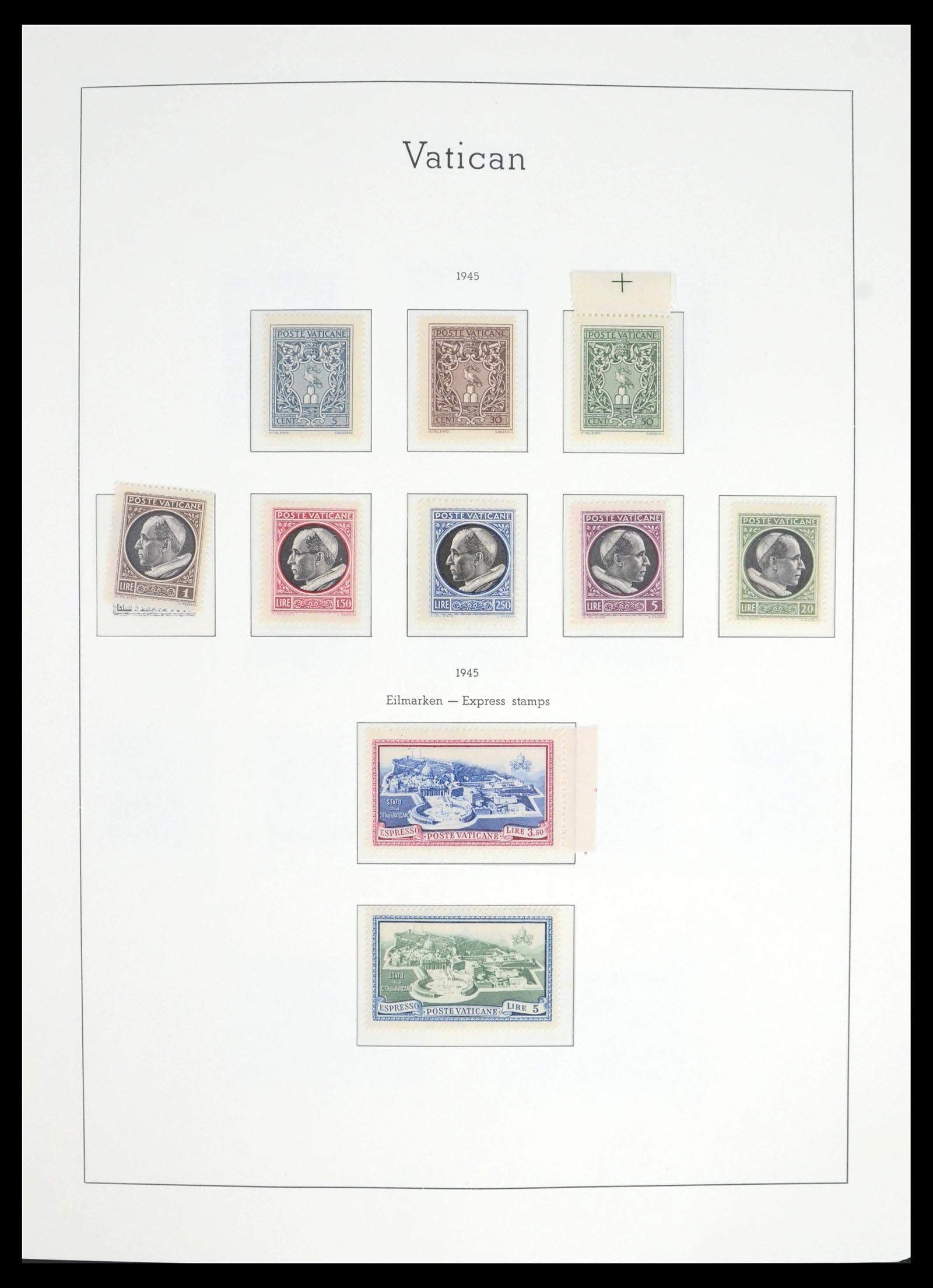 39498 0011 - Postzegelverzameling 39498 Vaticaan 1929-1964.