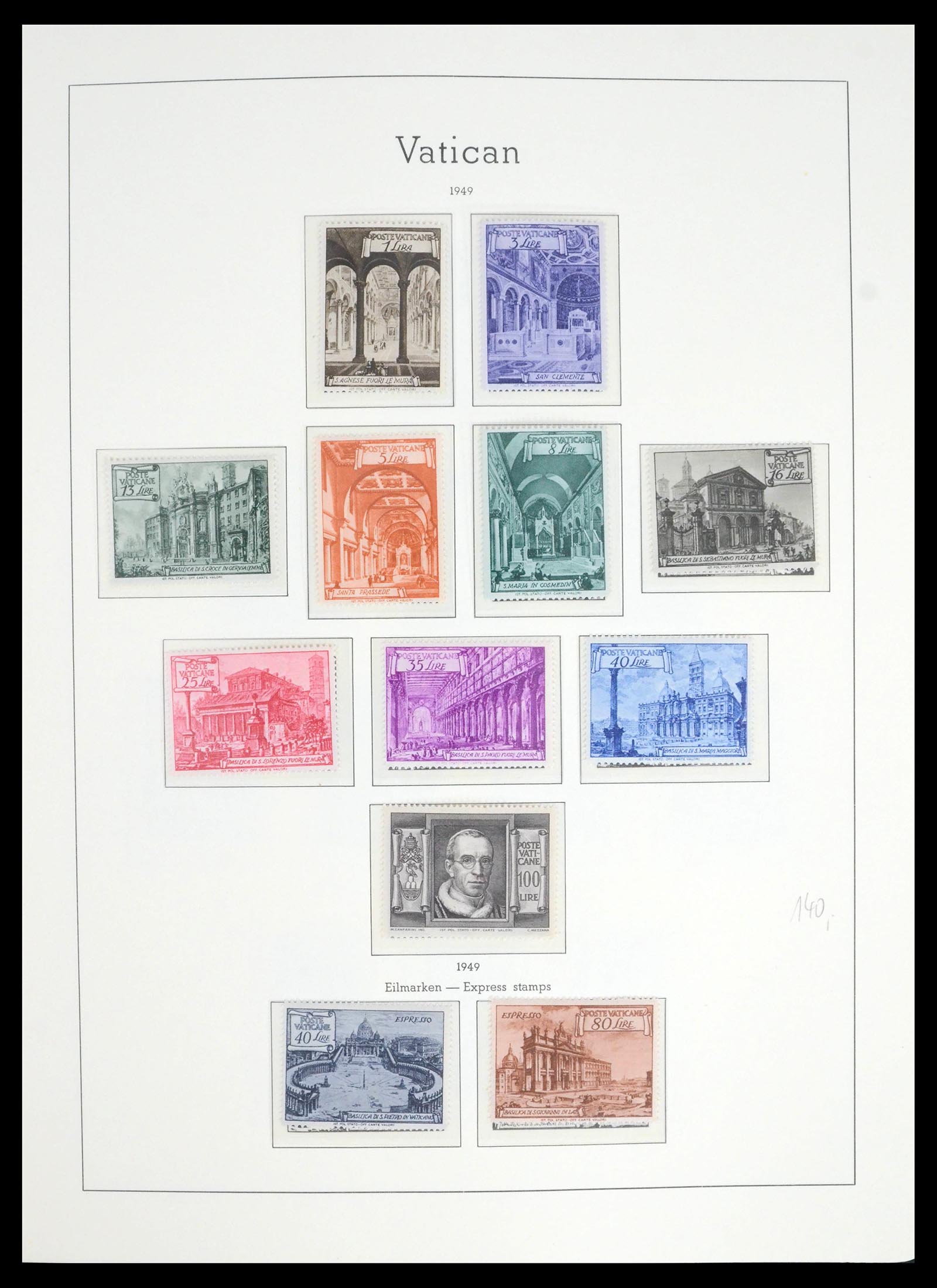 39498 0015 - Postzegelverzameling 39498 Vaticaan 1929-1964.