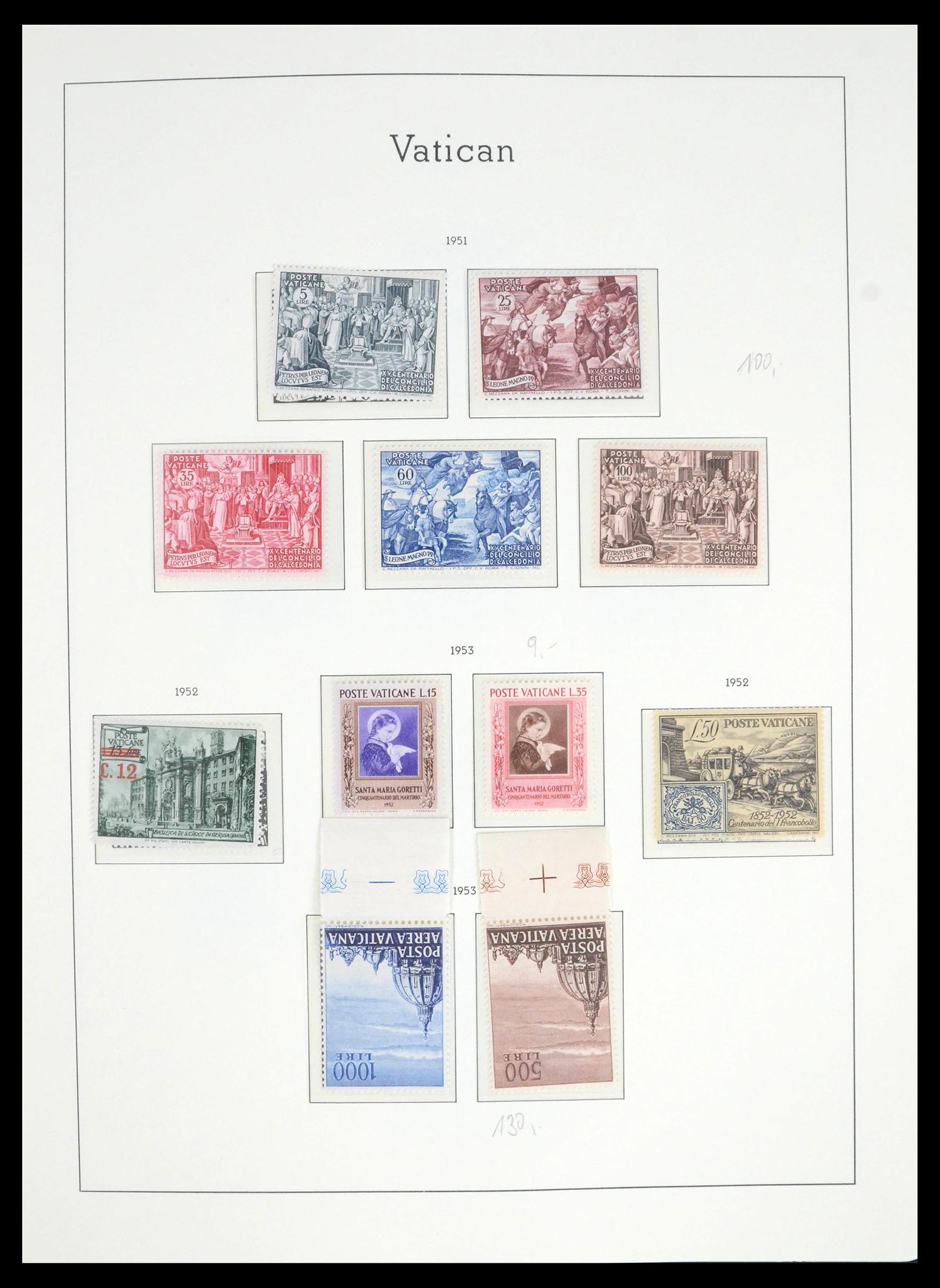 39498 0017 - Postzegelverzameling 39498 Vaticaan 1929-1964.