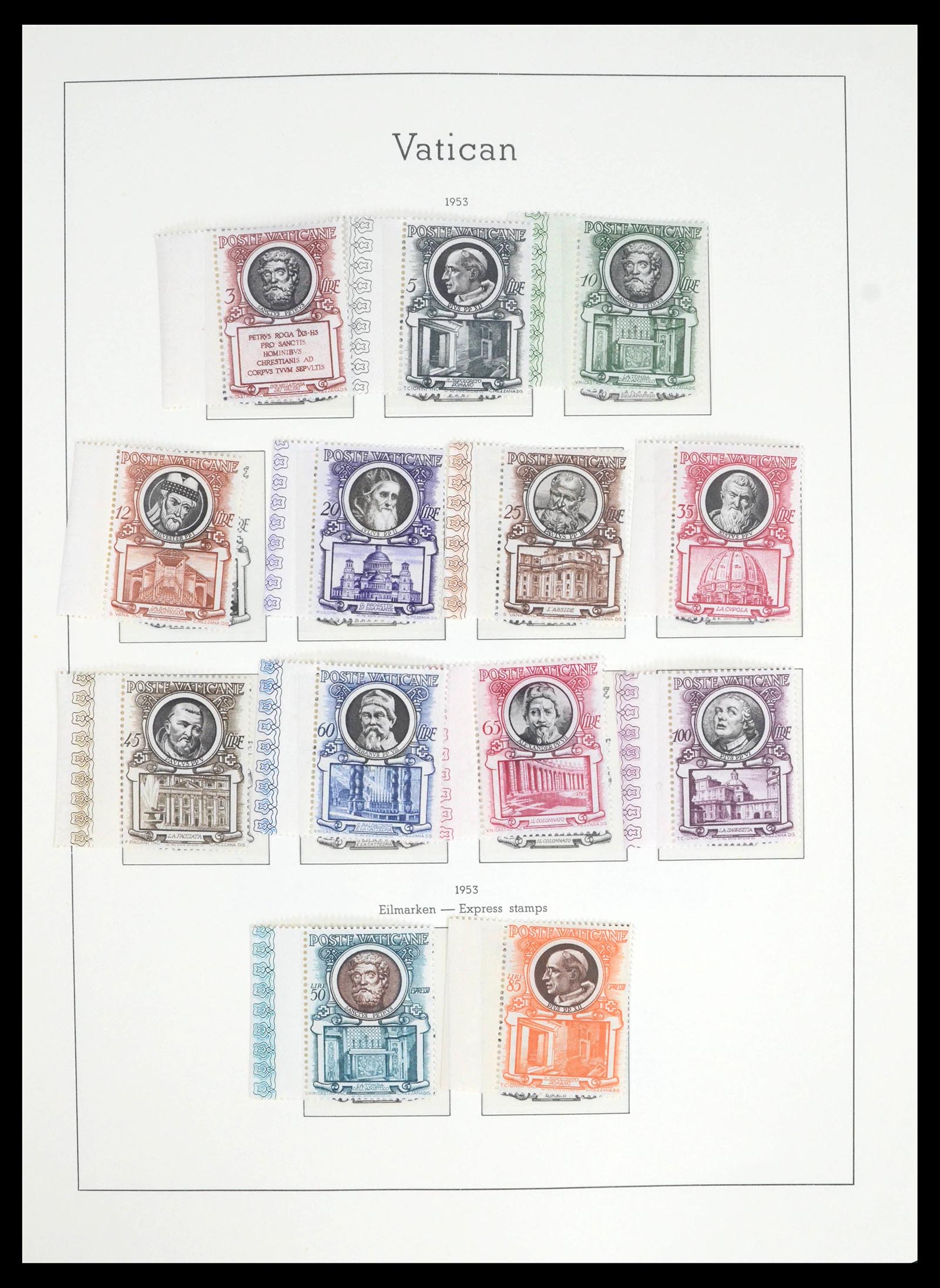 39498 0020 - Postzegelverzameling 39498 Vaticaan 1929-1964.