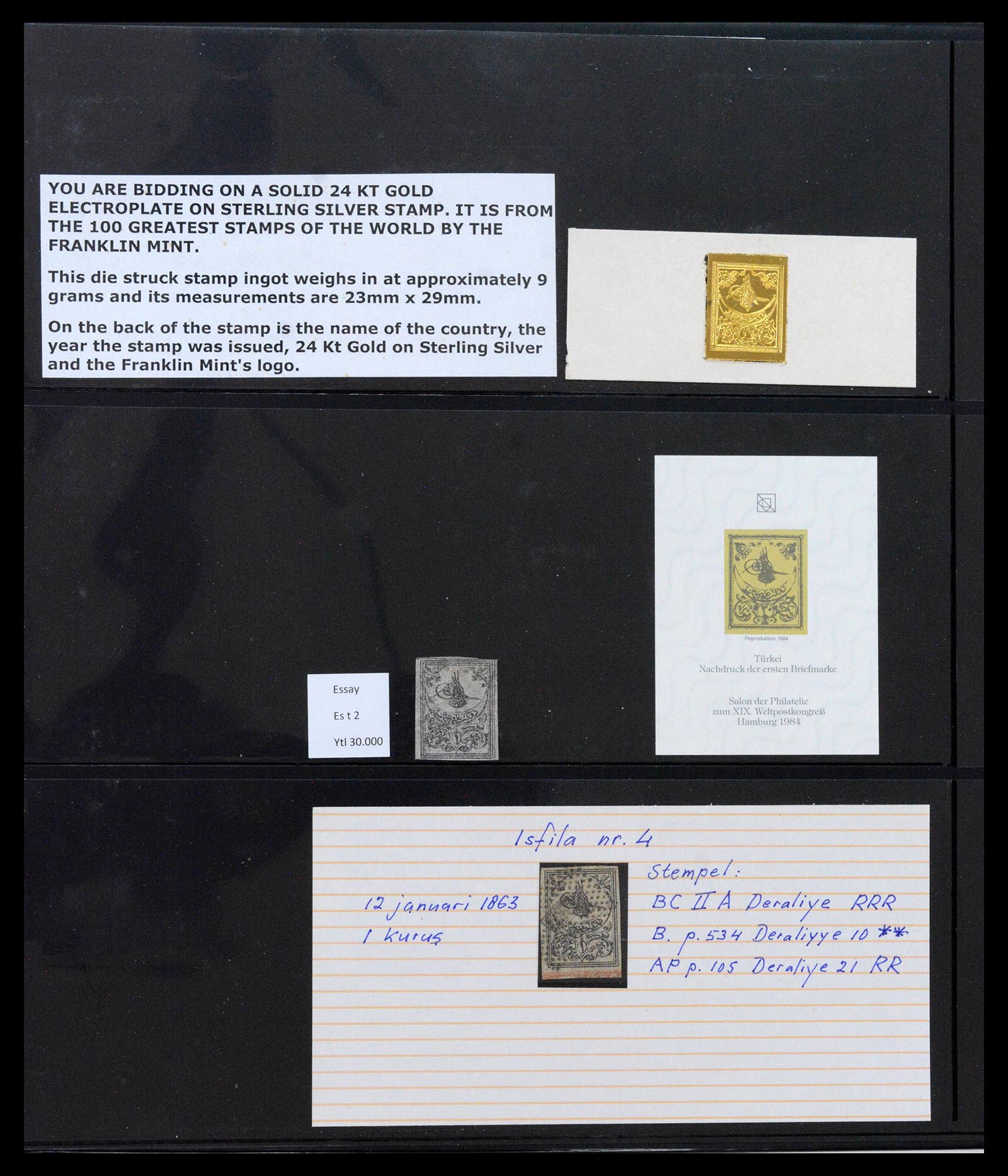 39500 0002 - Postzegelverzameling 39500 Turkije supercollectie 1863-1953.
