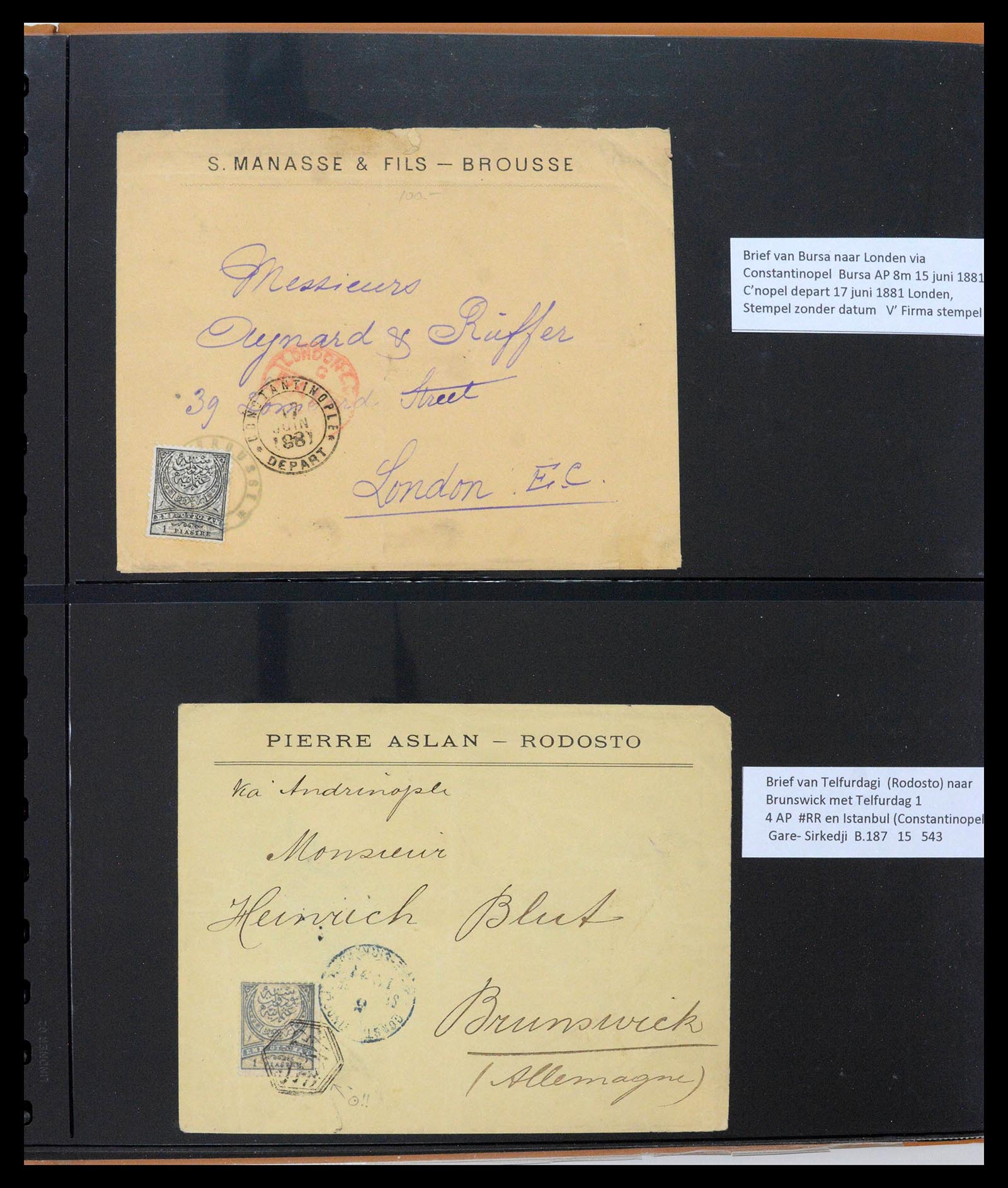 39500 0042 - Postzegelverzameling 39500 Turkije supercollectie 1863-1953.