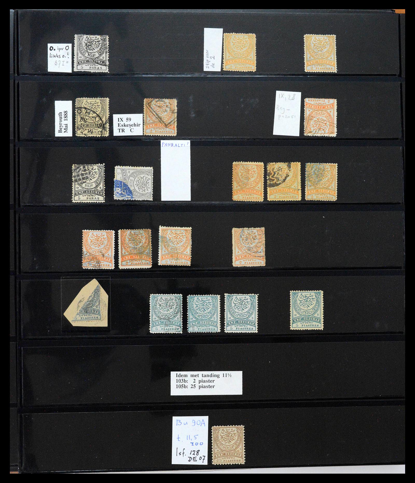 39500 0050 - Postzegelverzameling 39500 Turkije supercollectie 1863-1953.