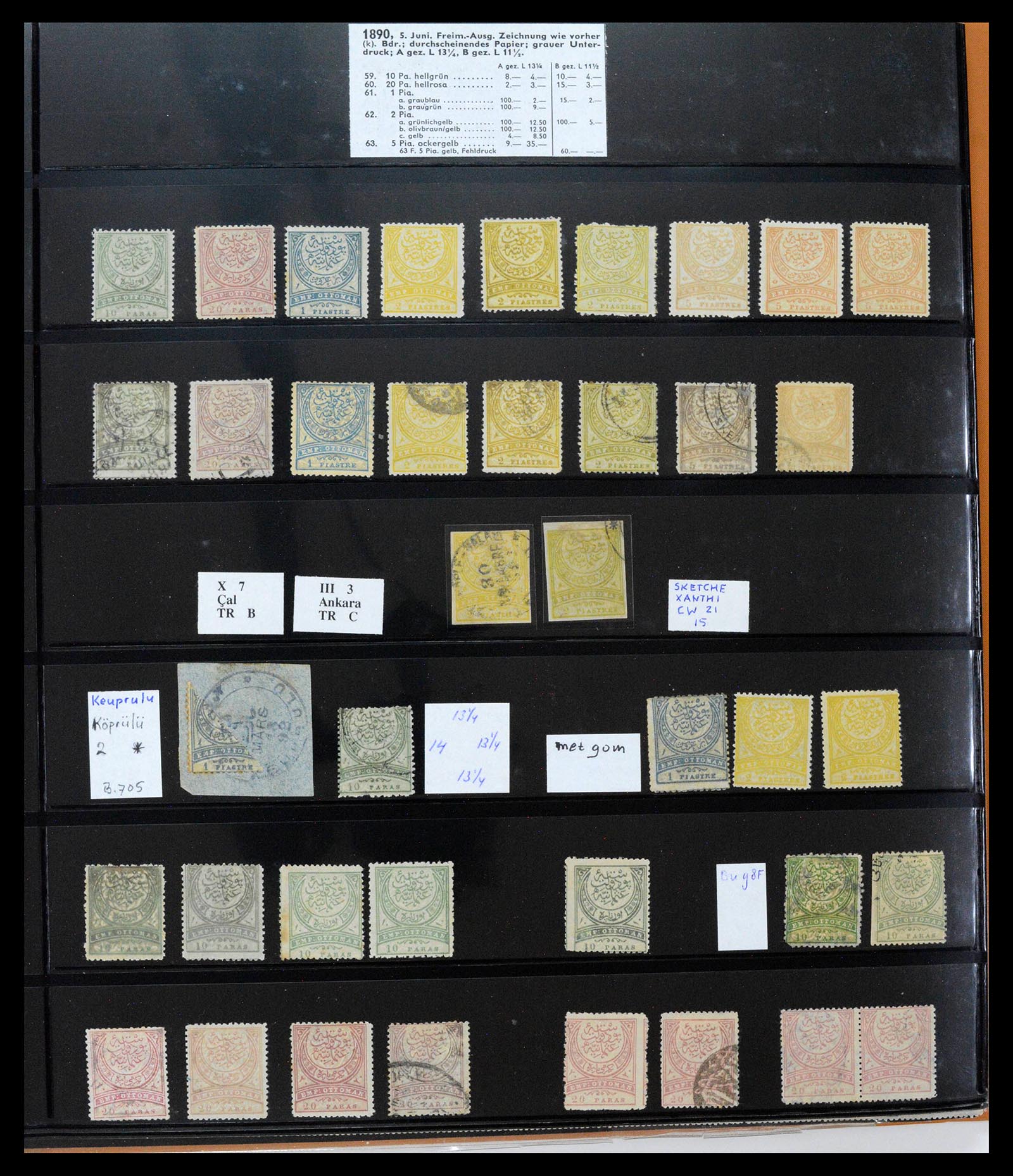 39500 0053 - Postzegelverzameling 39500 Turkije supercollectie 1863-1953.