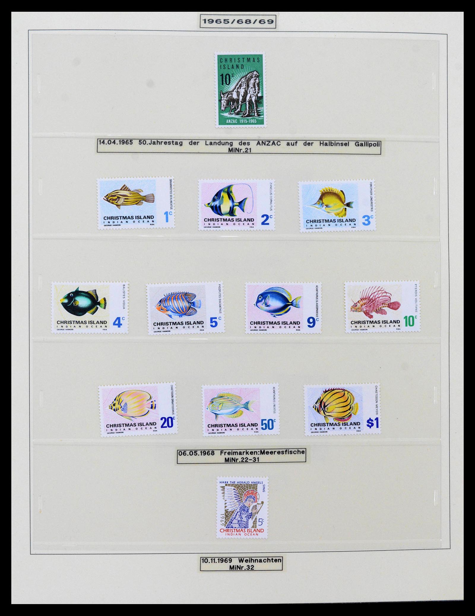 39502 0002 - Stamp collection 39502 Christmas Island 1958-2015.